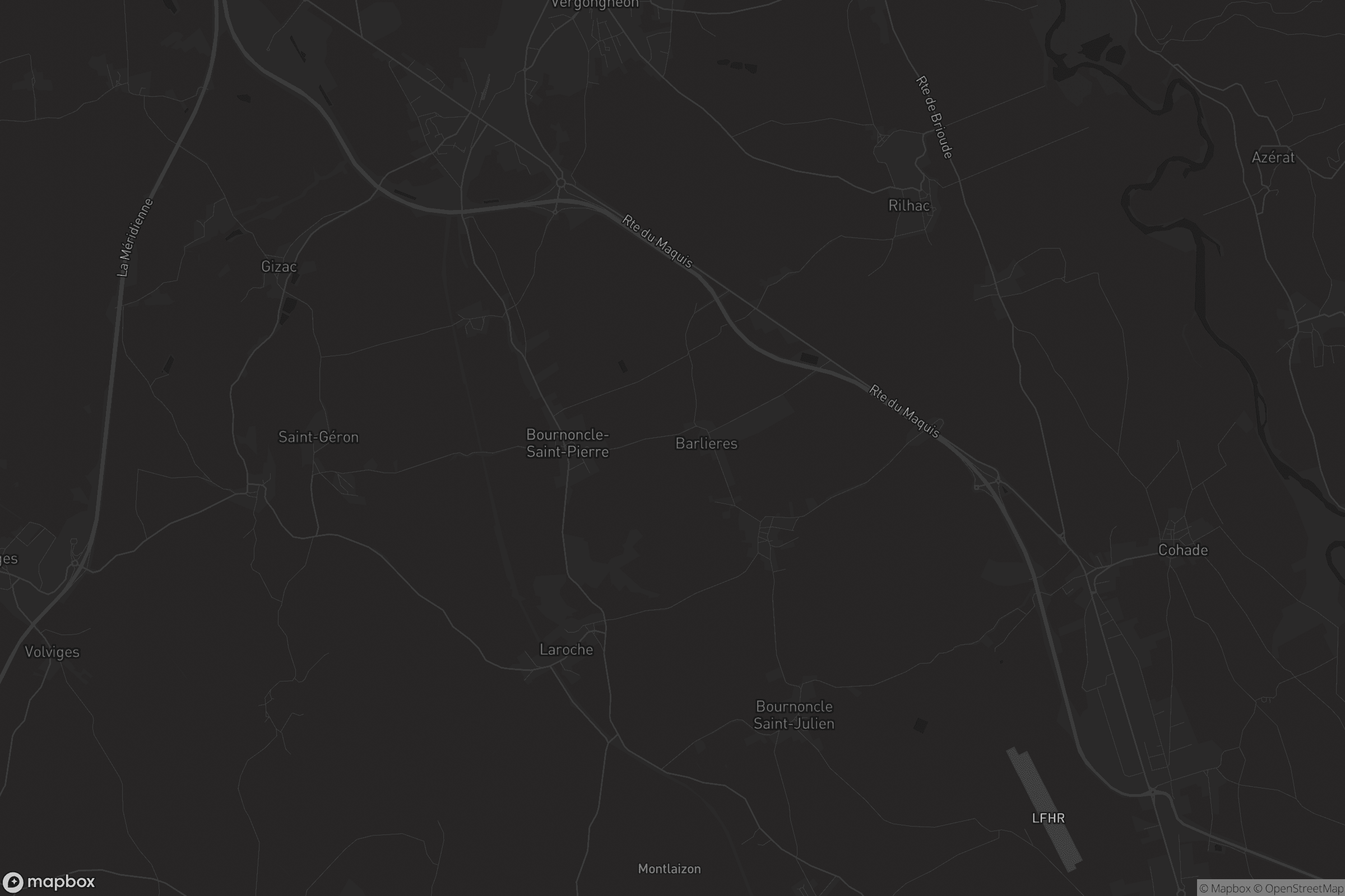 Carte de Bournoncle-Saint-Pierre