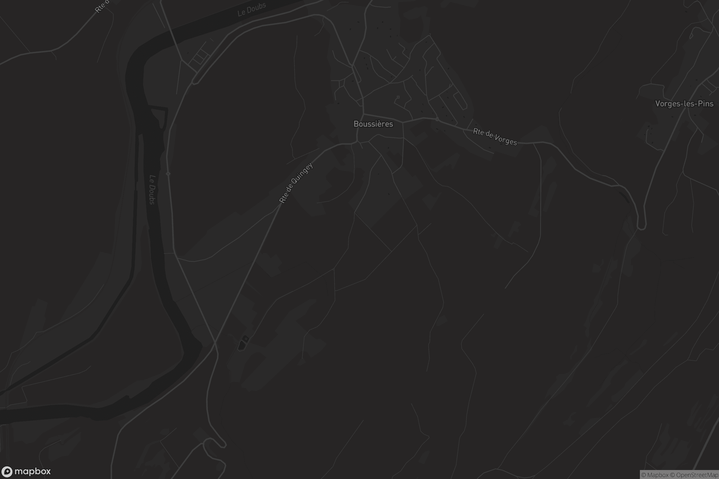 Carte de Boussières