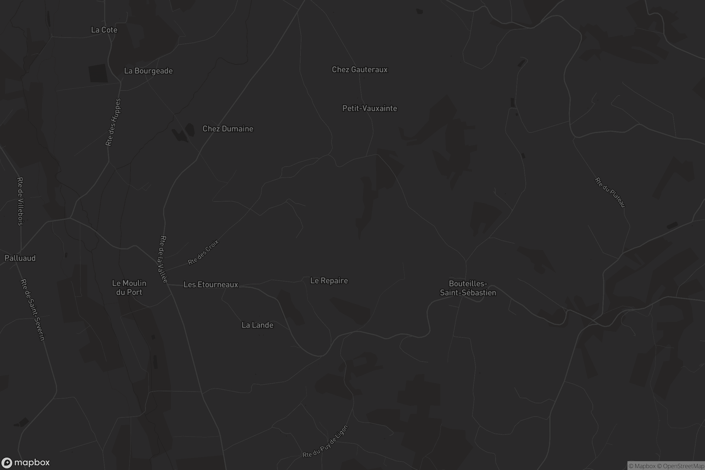 Carte de Bouteilles-Saint-Sébastien