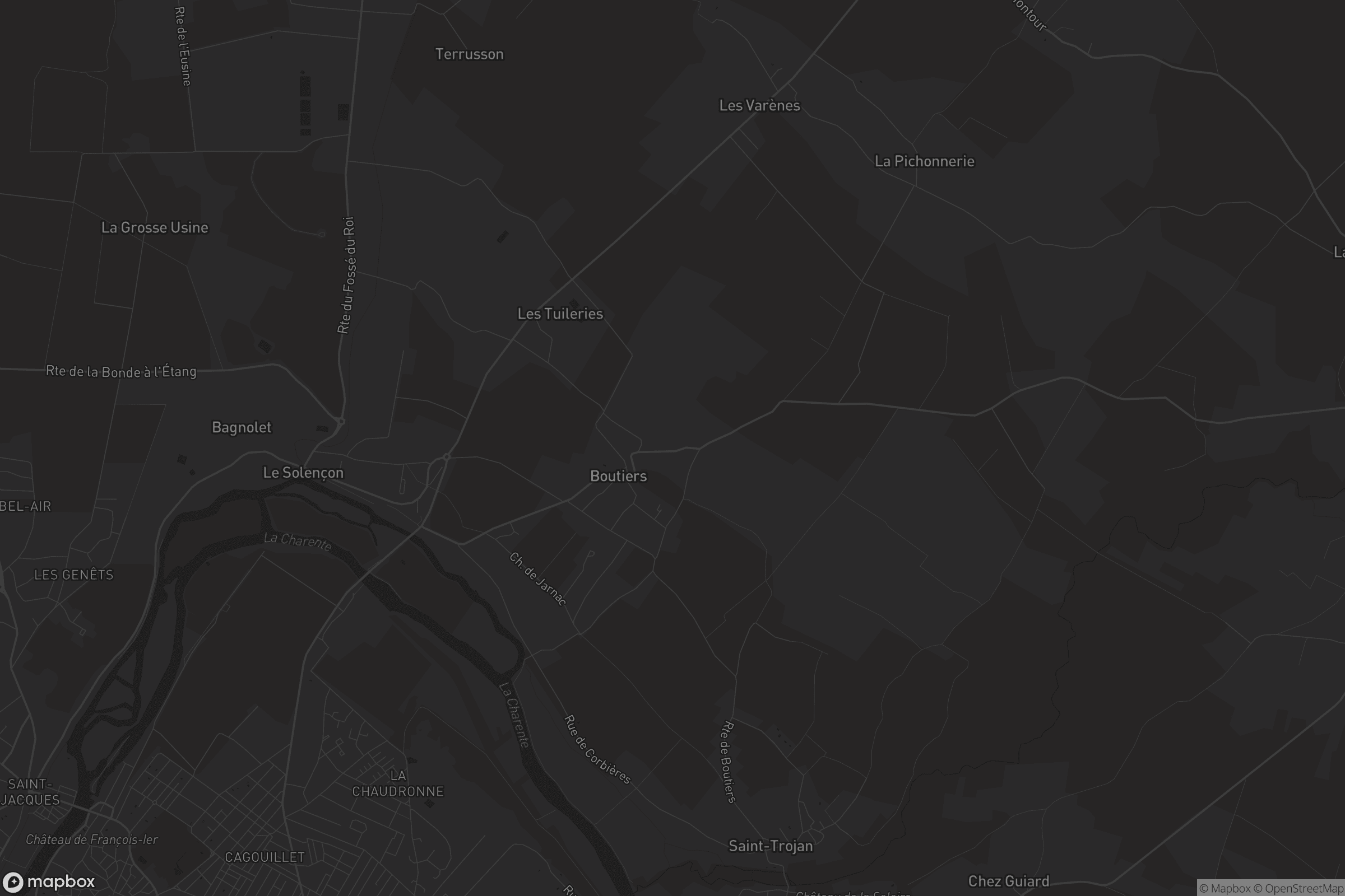 Carte de Boutiers-Saint-Trojan