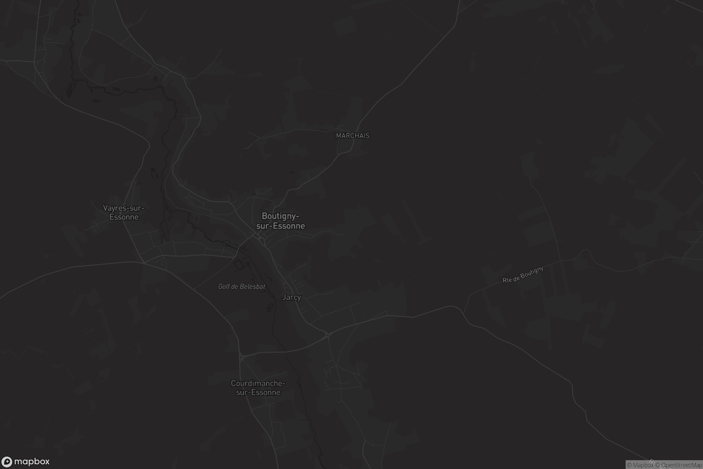 Carte de Boutigny-sur-Essonne