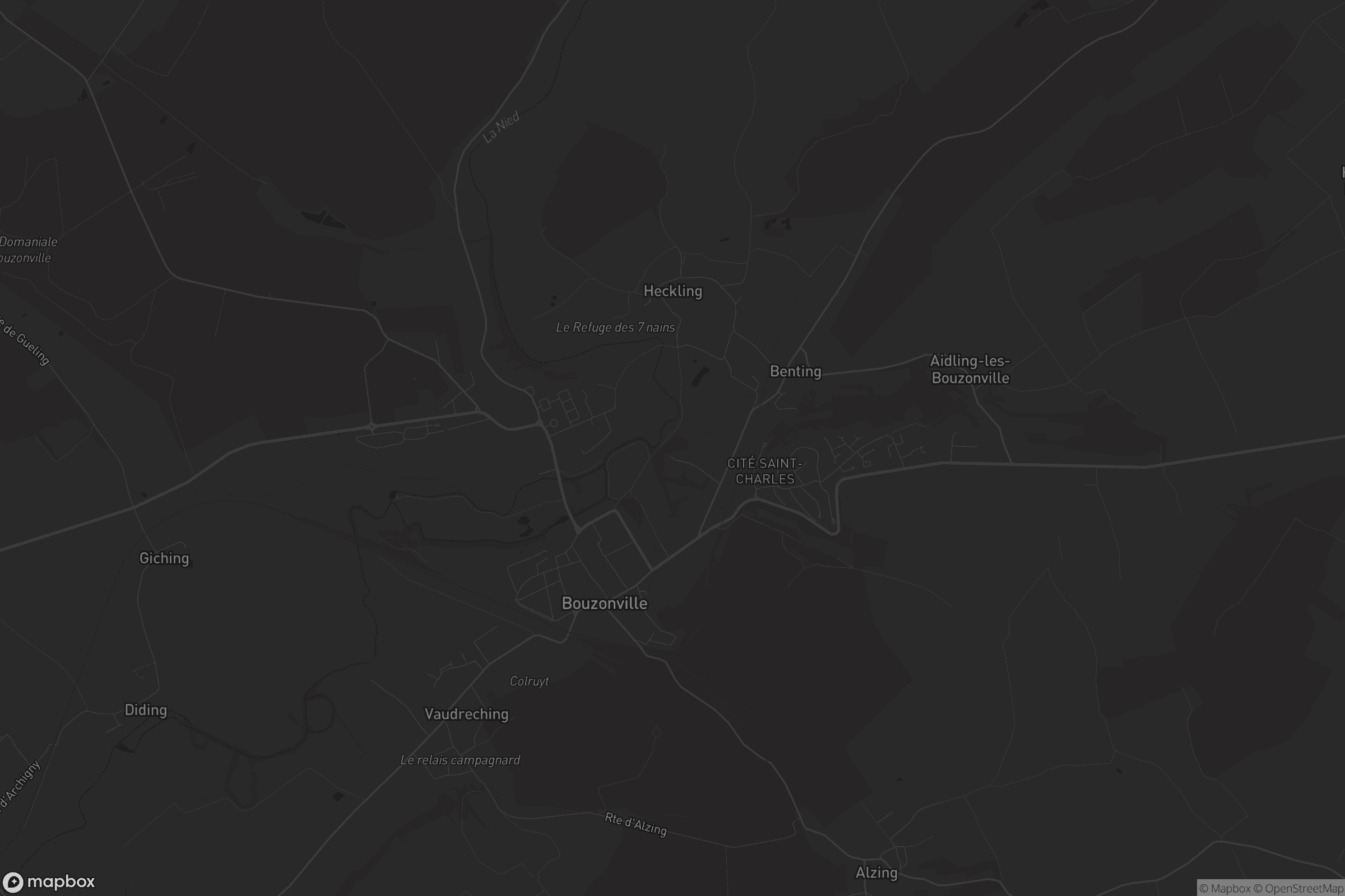 Carte de Bouzonville