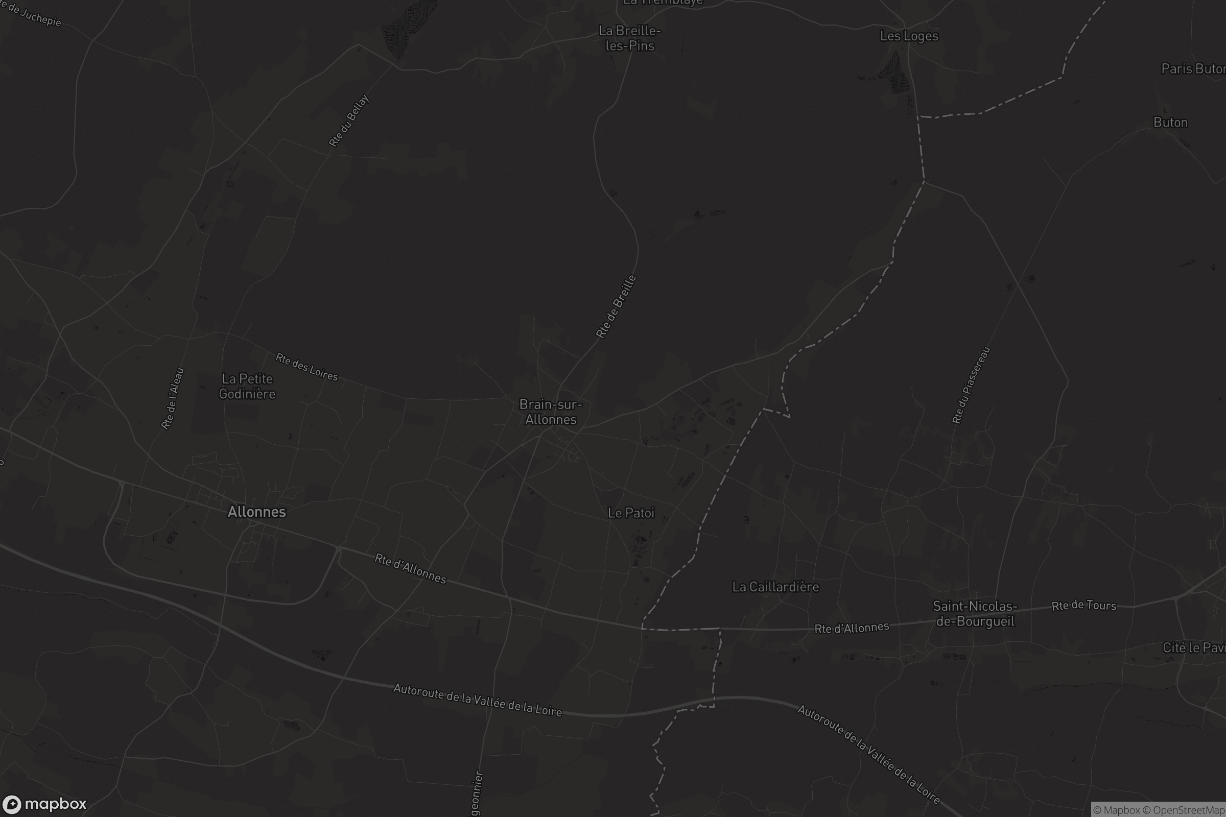 Carte de Brain-sur-Allonnes