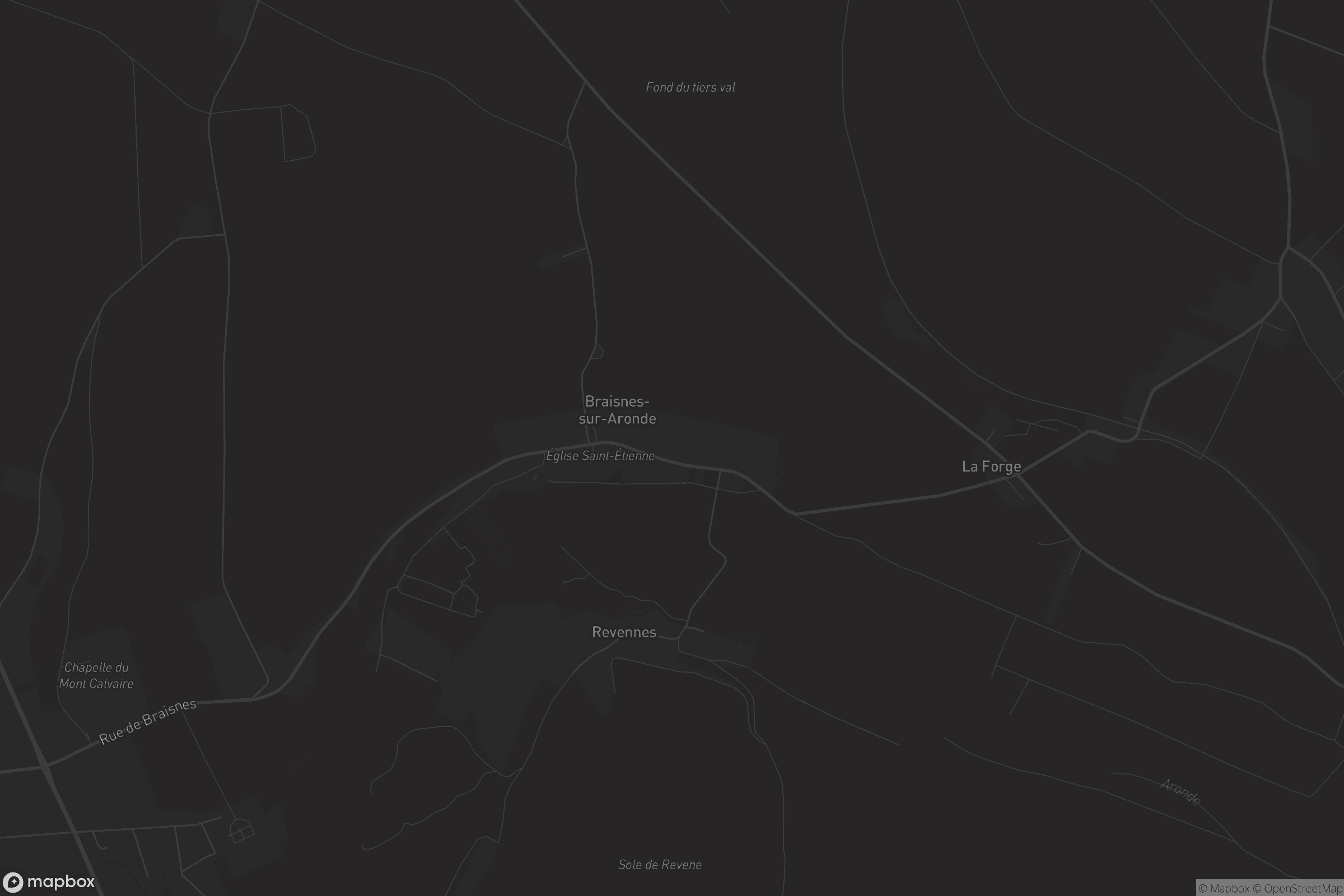 Carte de Braisnes-sur-Aronde
