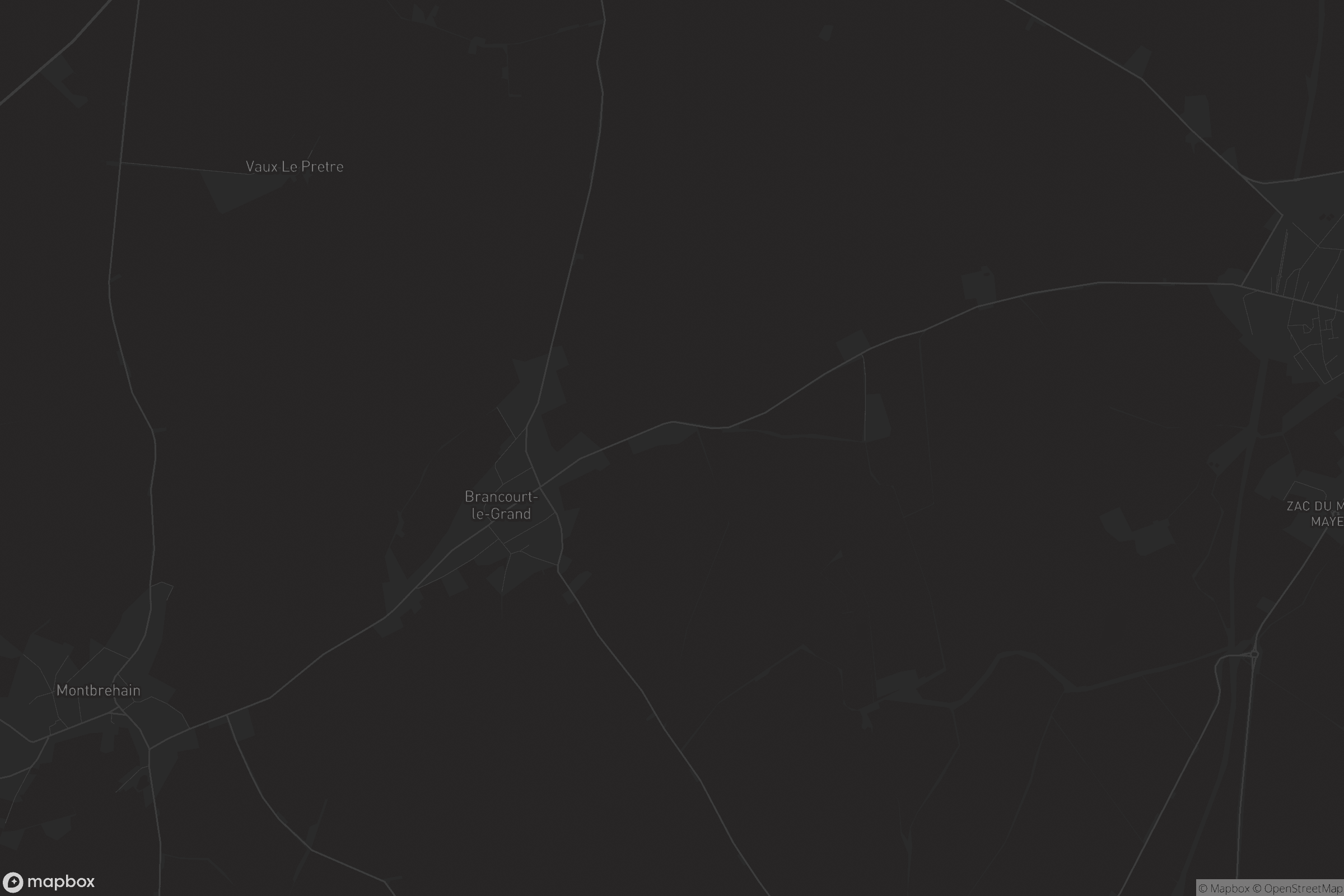 Carte de Brancourt-le-Grand