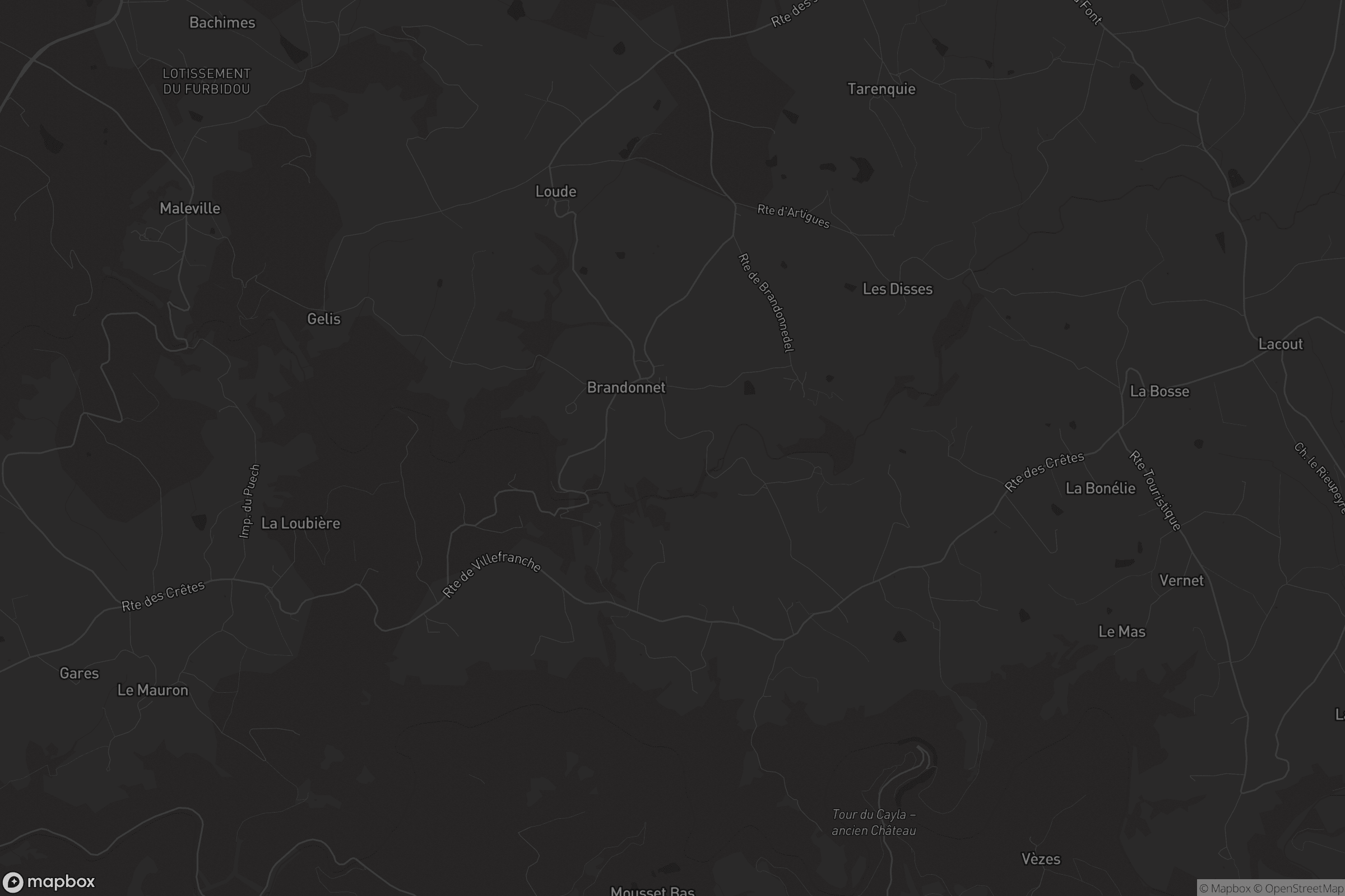 Carte de Brandonnet