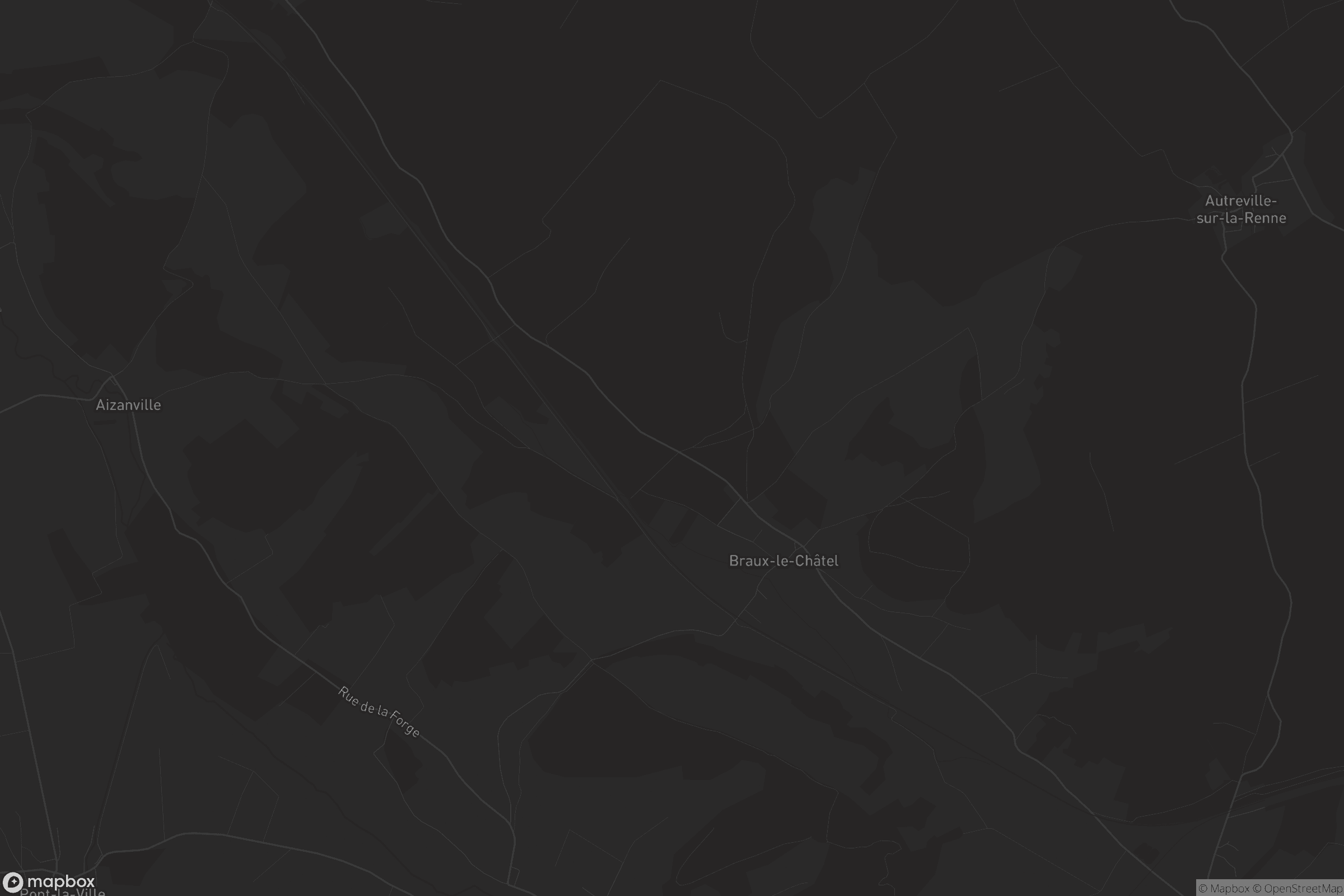 Carte de Braux-le-Châtel