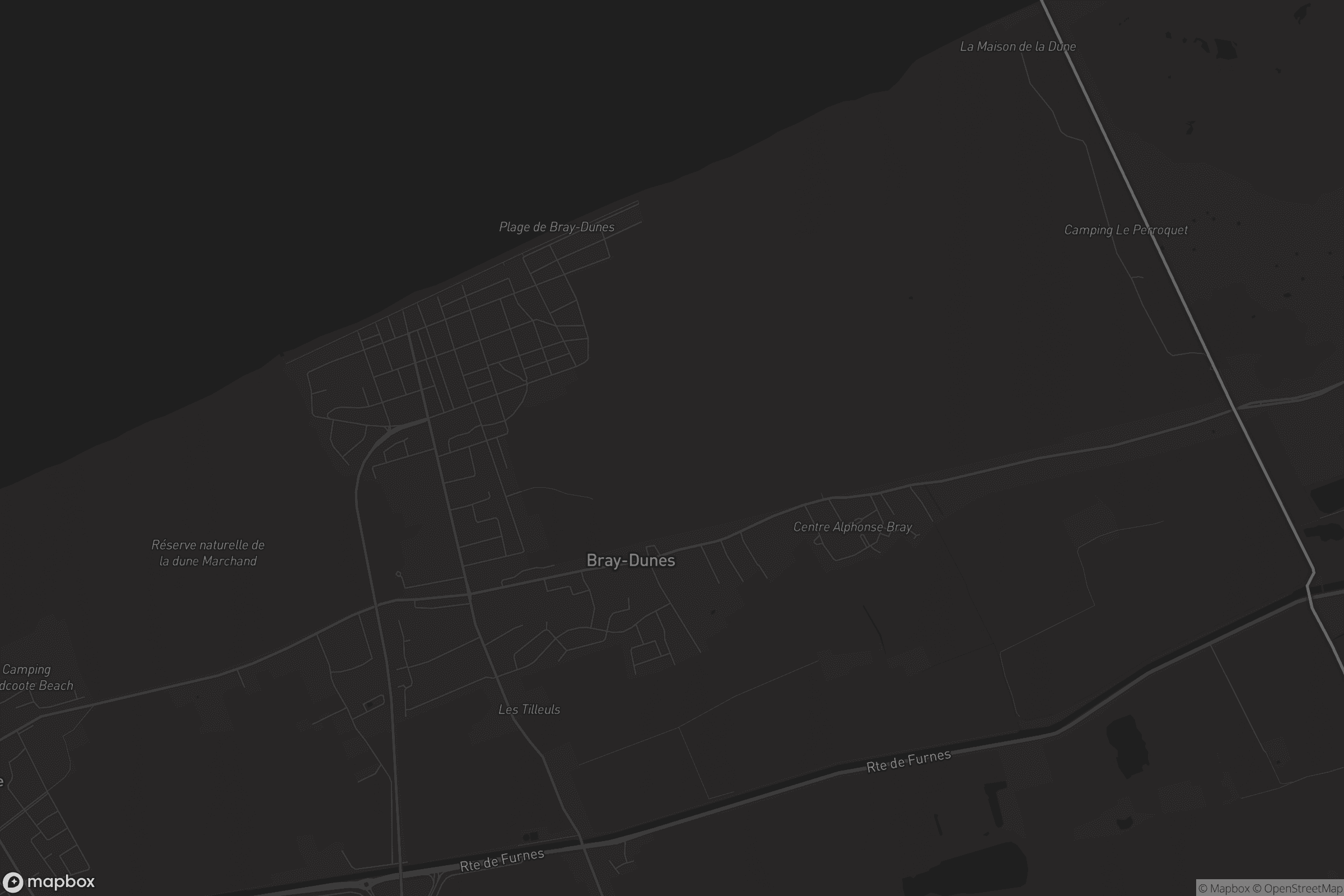 Carte de Bray-Dunes