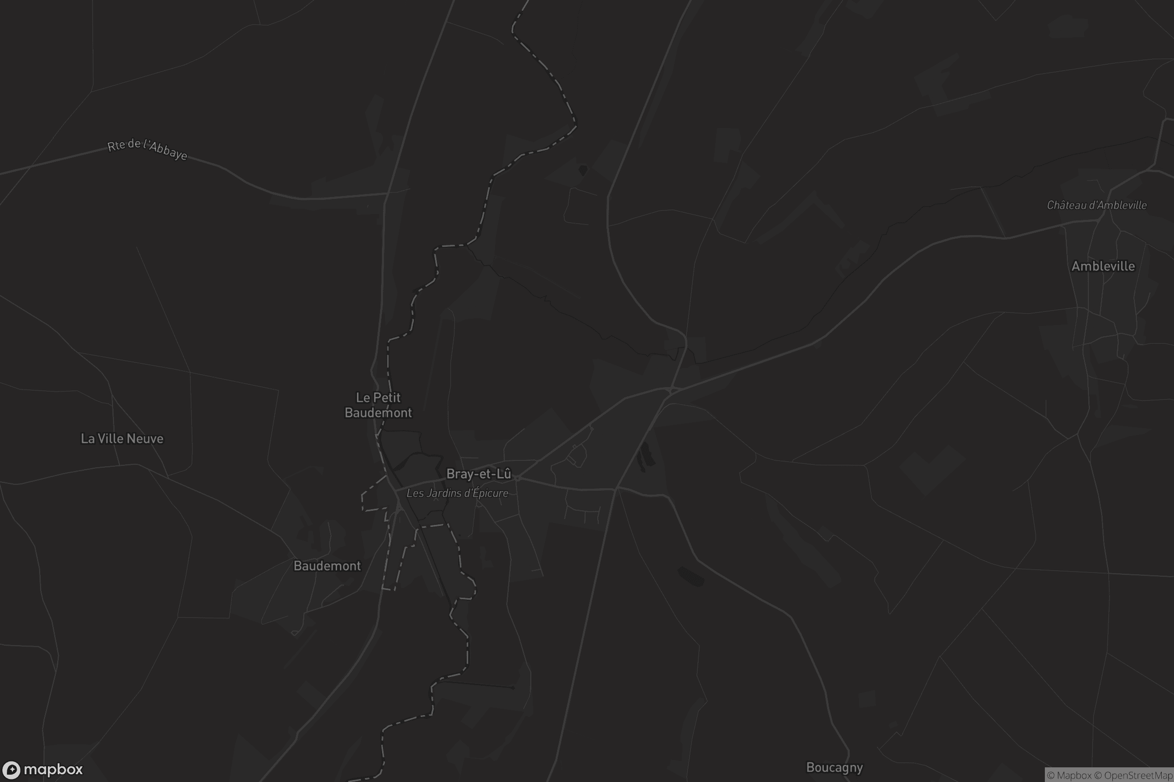 Carte de Bray-et-Lû