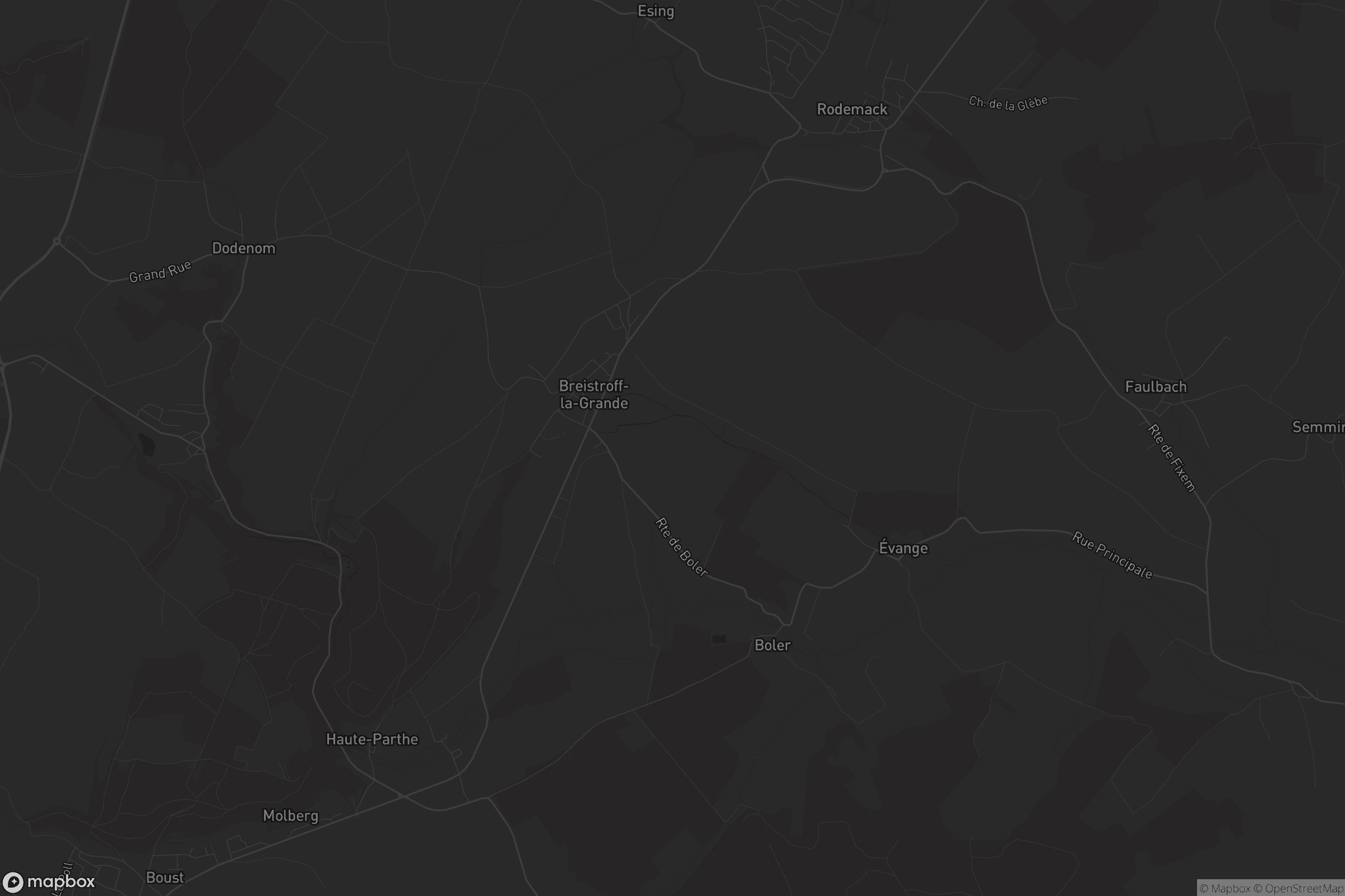 Carte de Breistroff-la-Grande