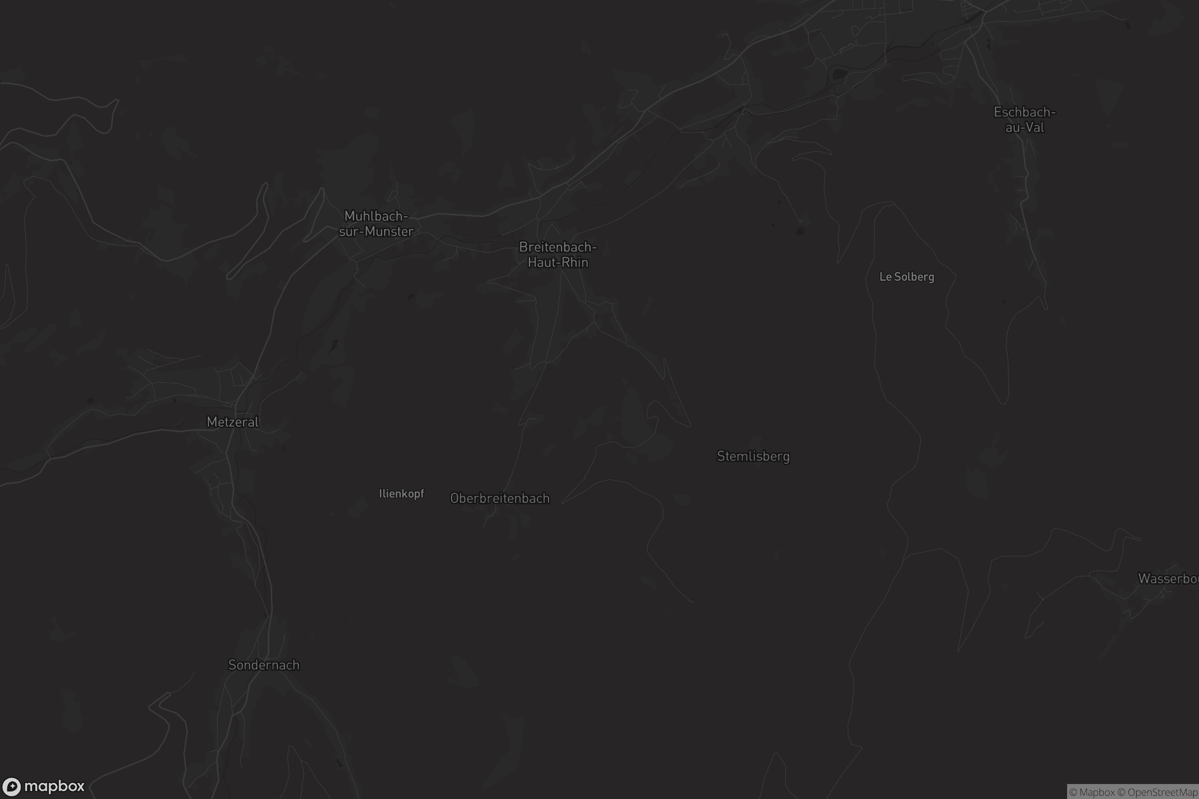 Carte de Breitenbach-Haut-Rhin
