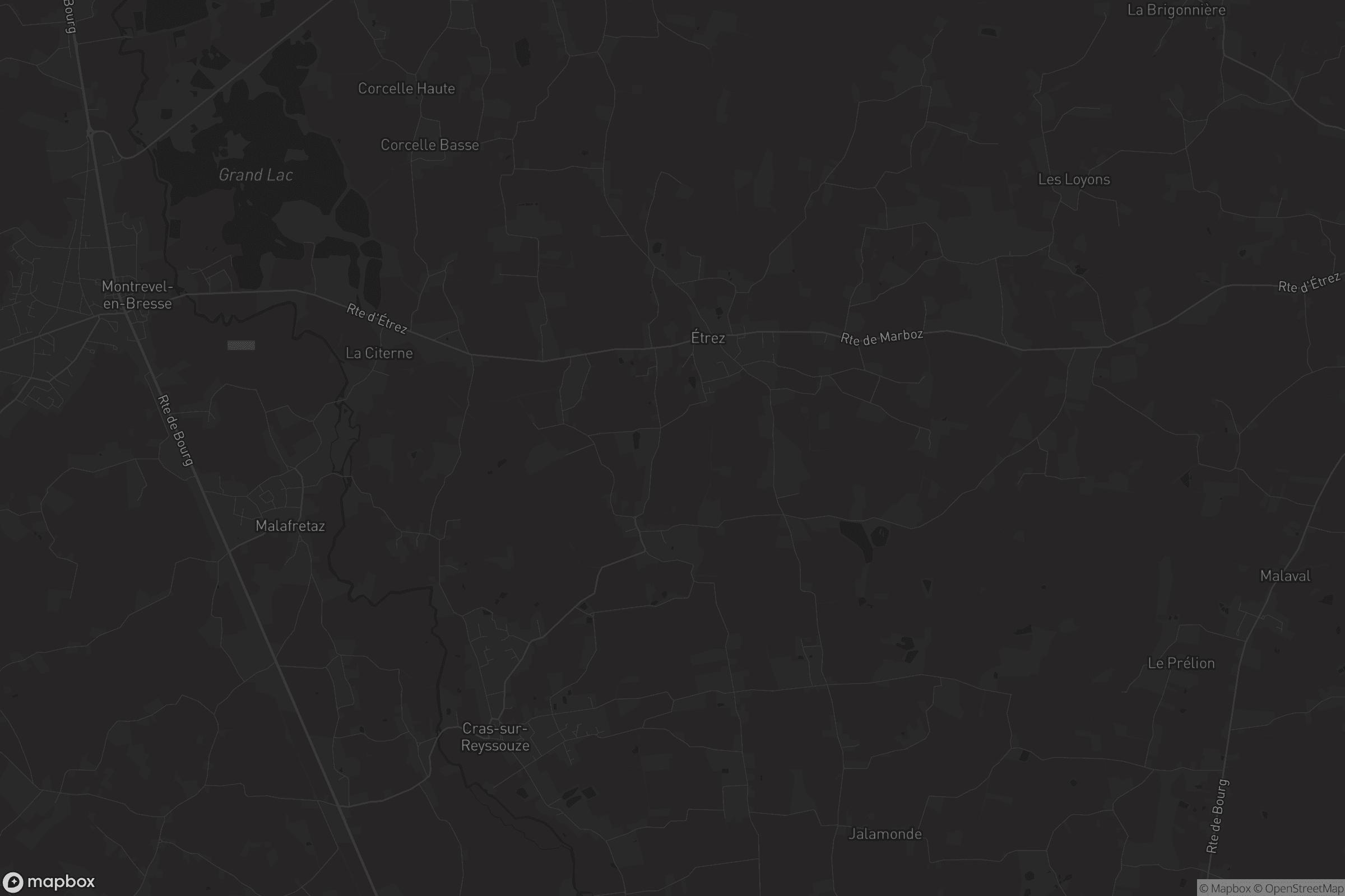 Carte de Bresse Vallons