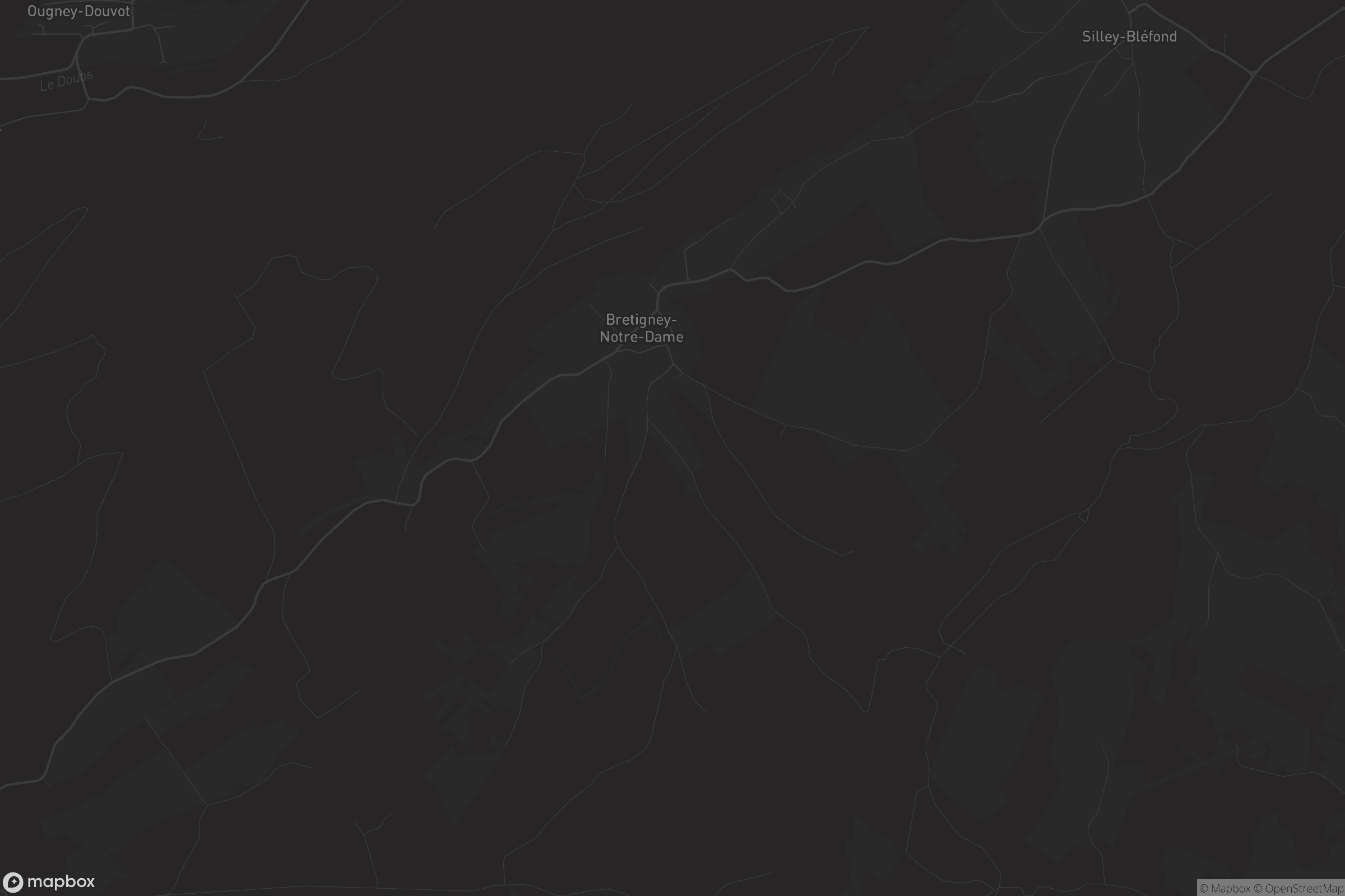 Carte de Bretigney-Notre-Dame