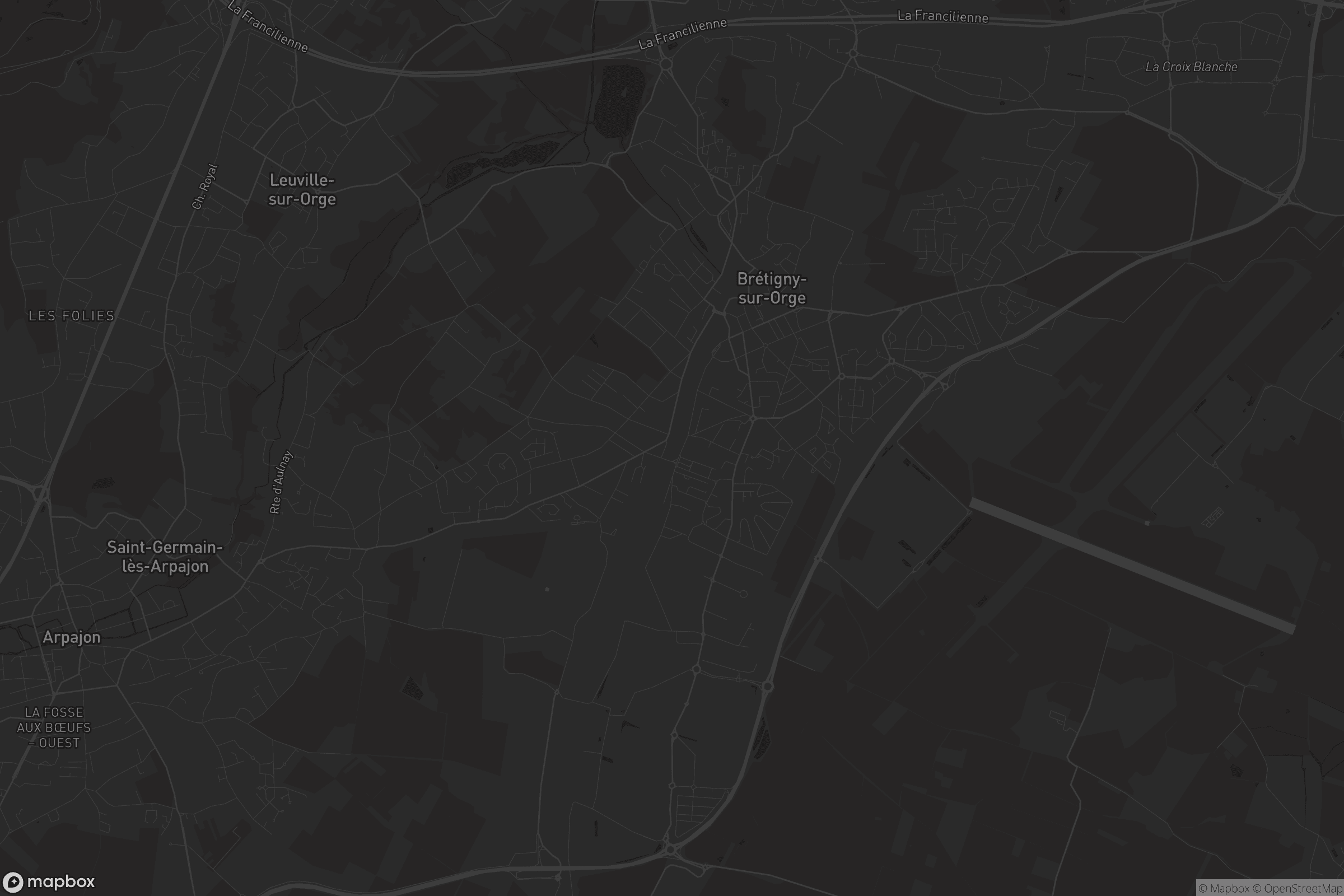 Carte de Brétigny-sur-Orge