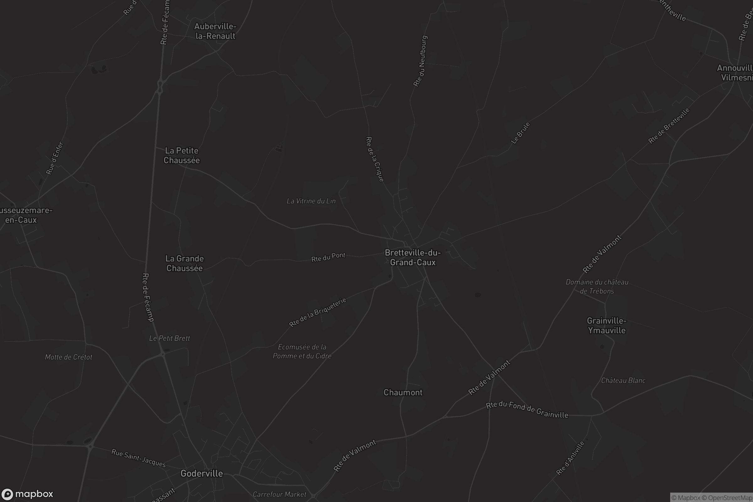 Carte de Bretteville-du-Grand-Caux