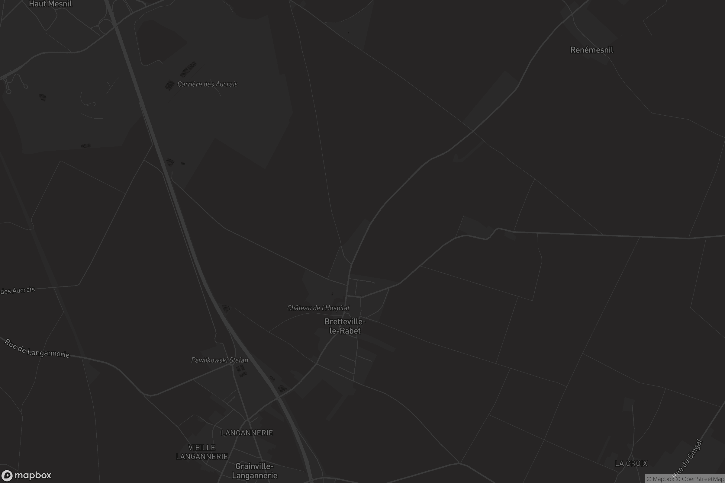 Carte de Bretteville-le-Rabet