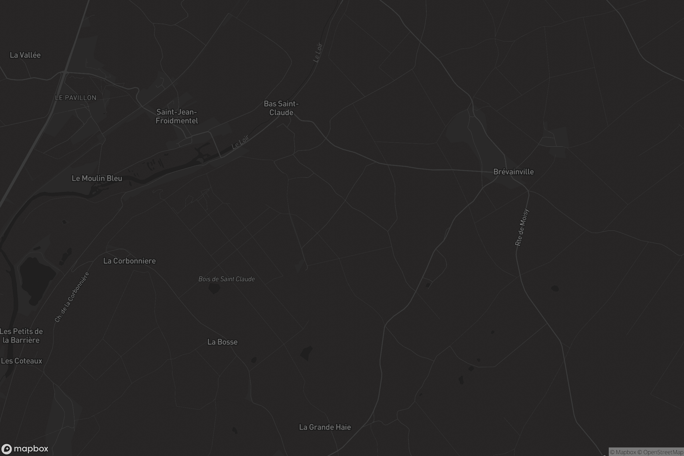 Carte de Brévainville