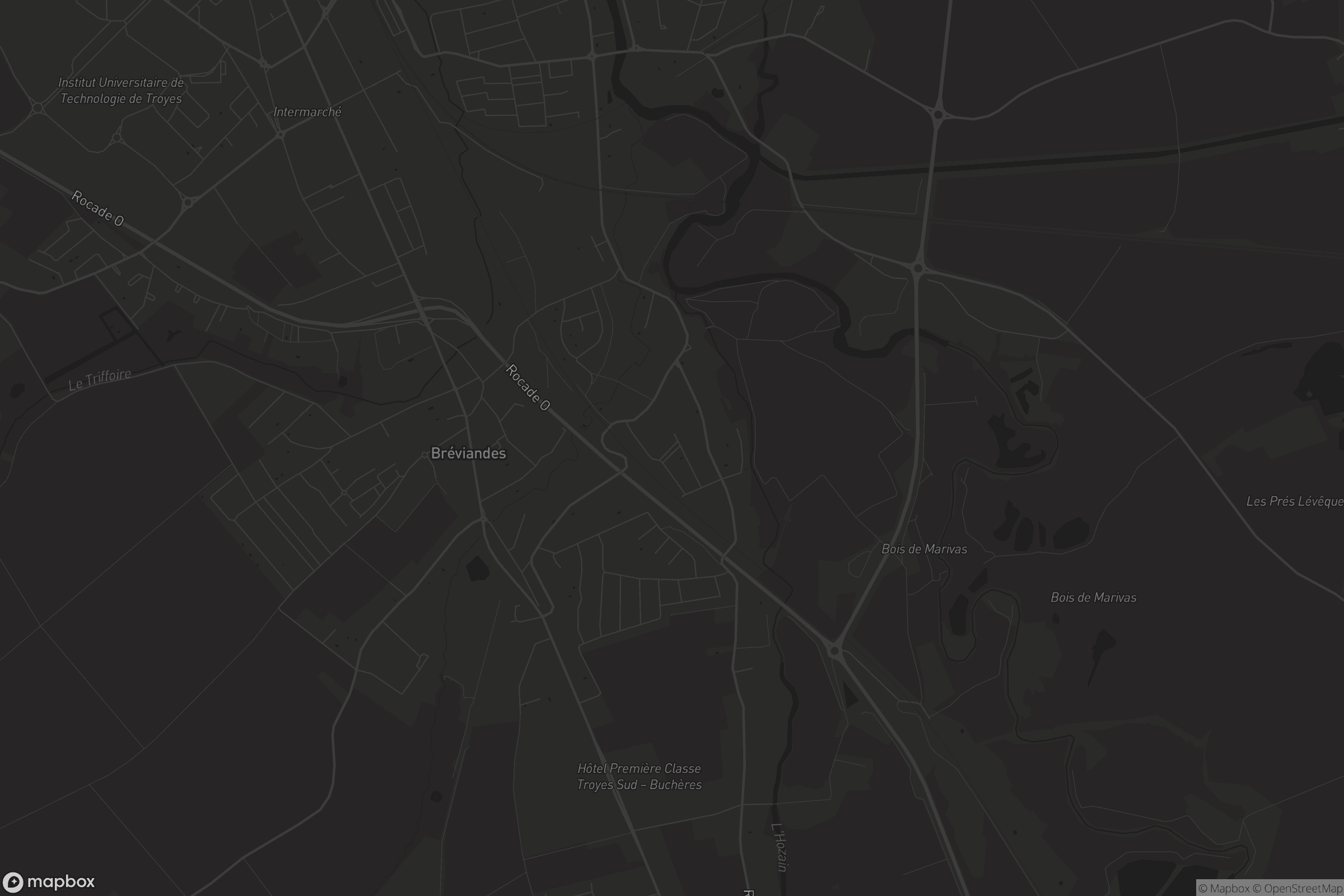 Carte de Bréviandes