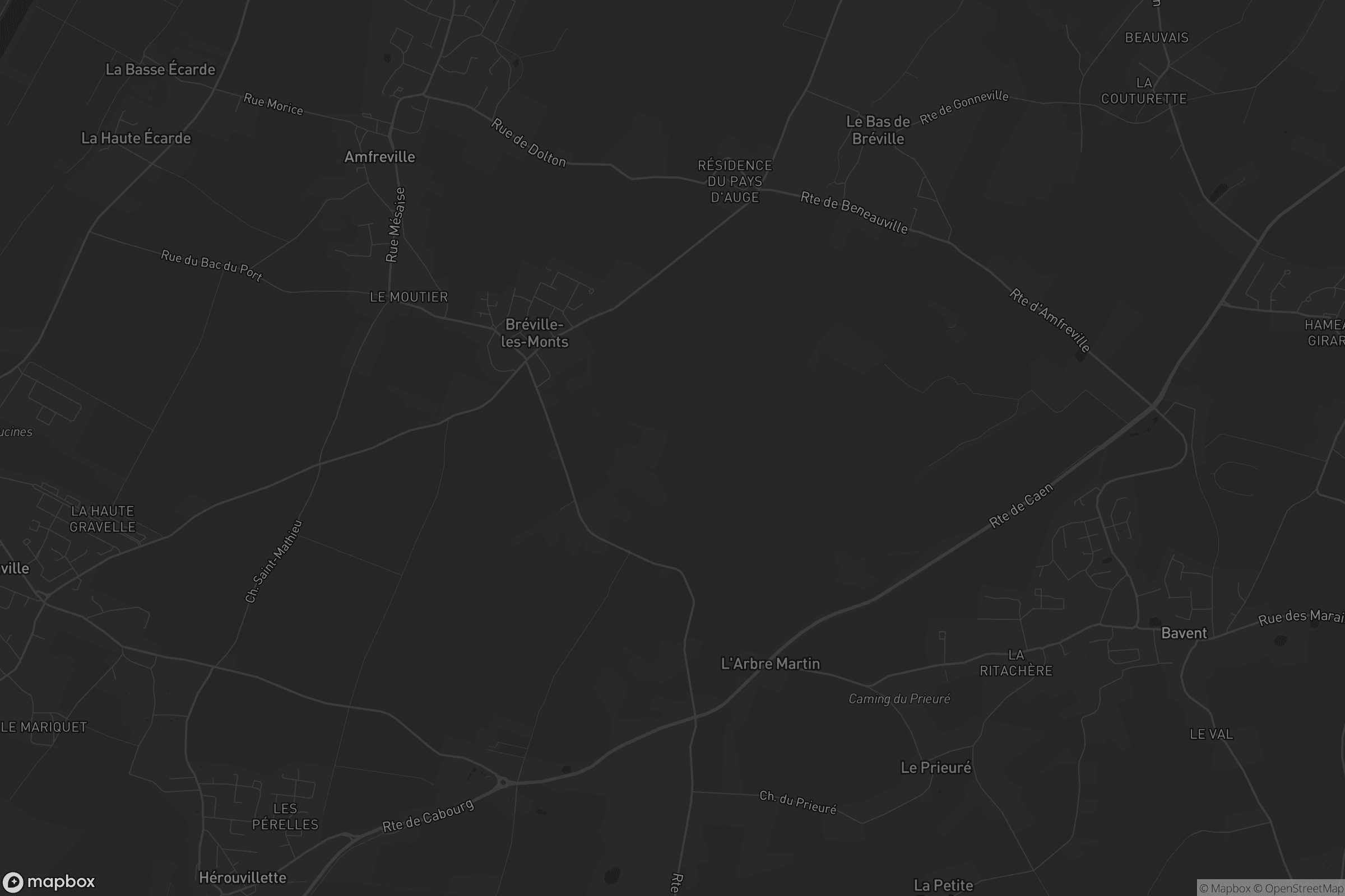 Carte de Bréville-les-Monts