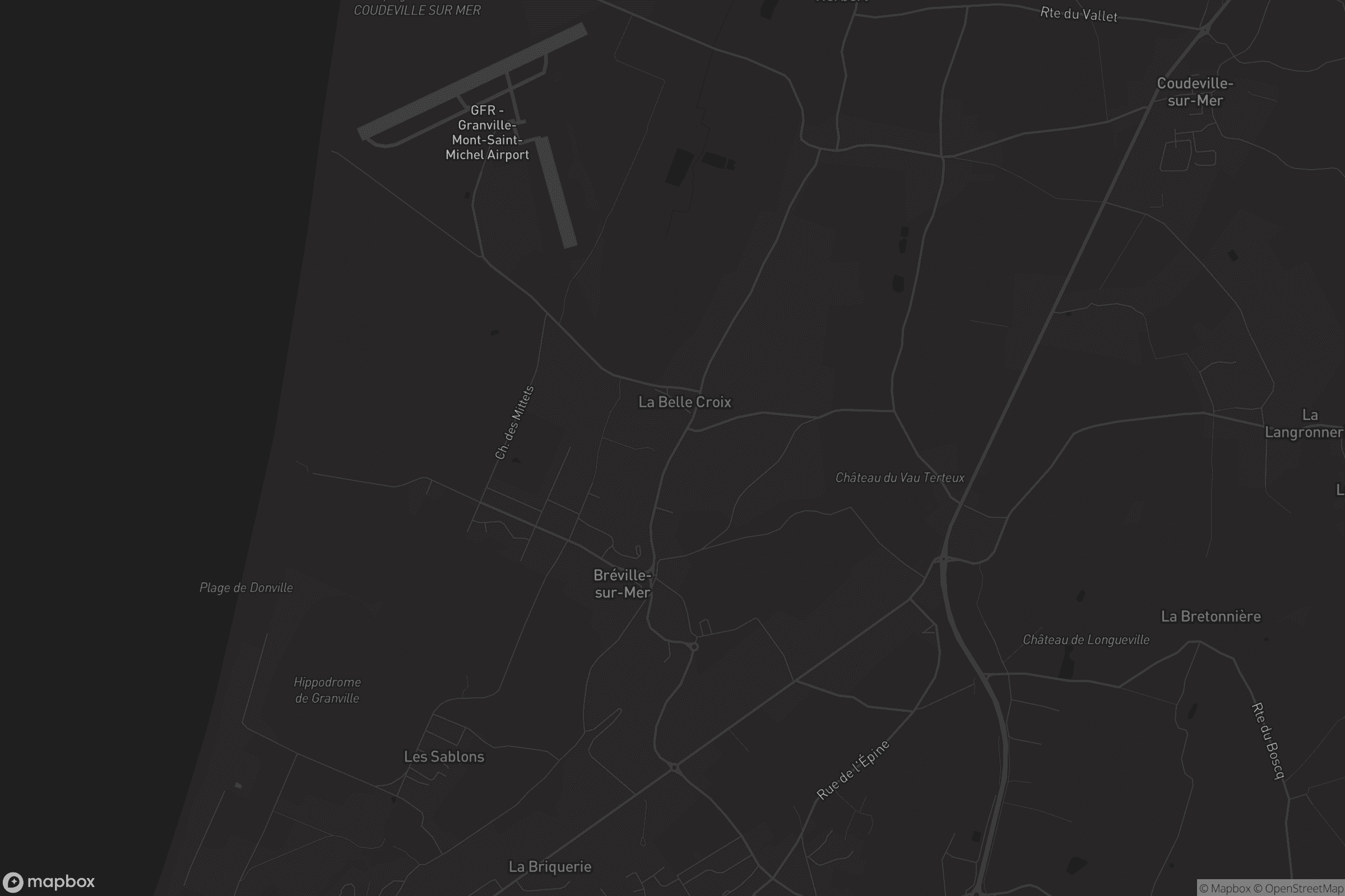 Carte de Bréville-sur-Mer