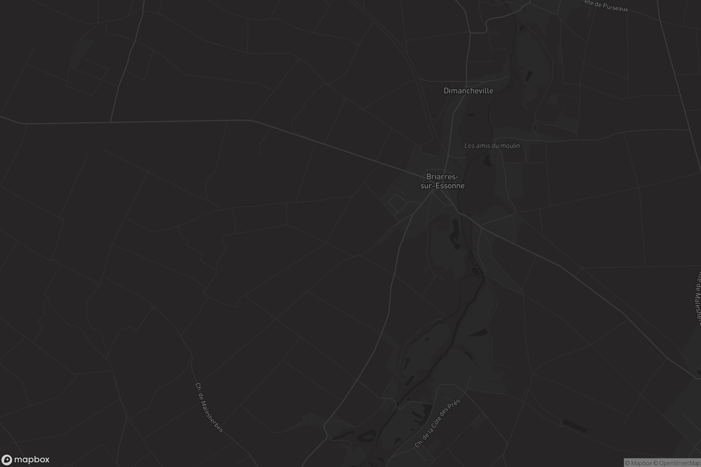 Carte de Briarres-sur-Essonne