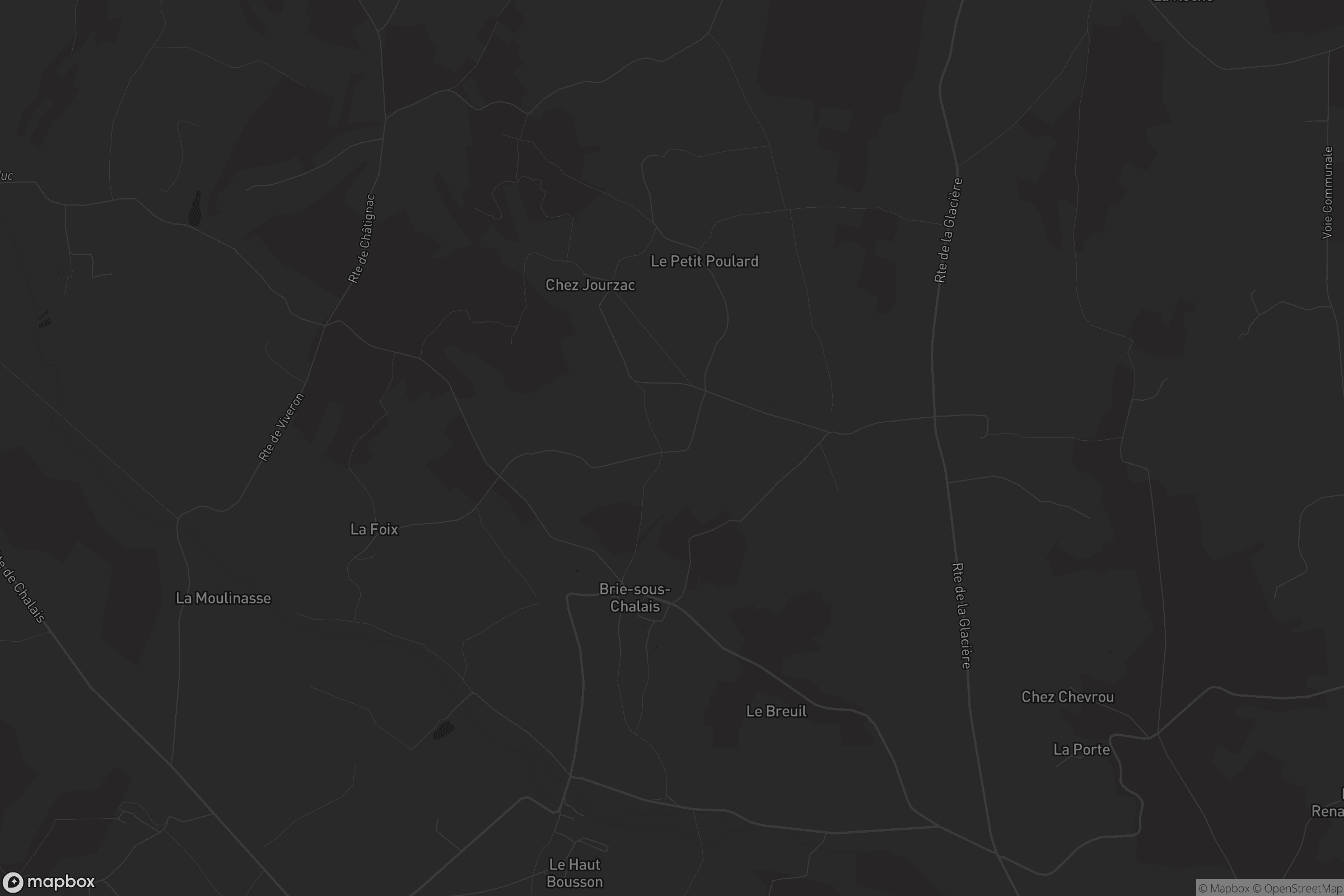 Carte de Brie-sous-Chalais