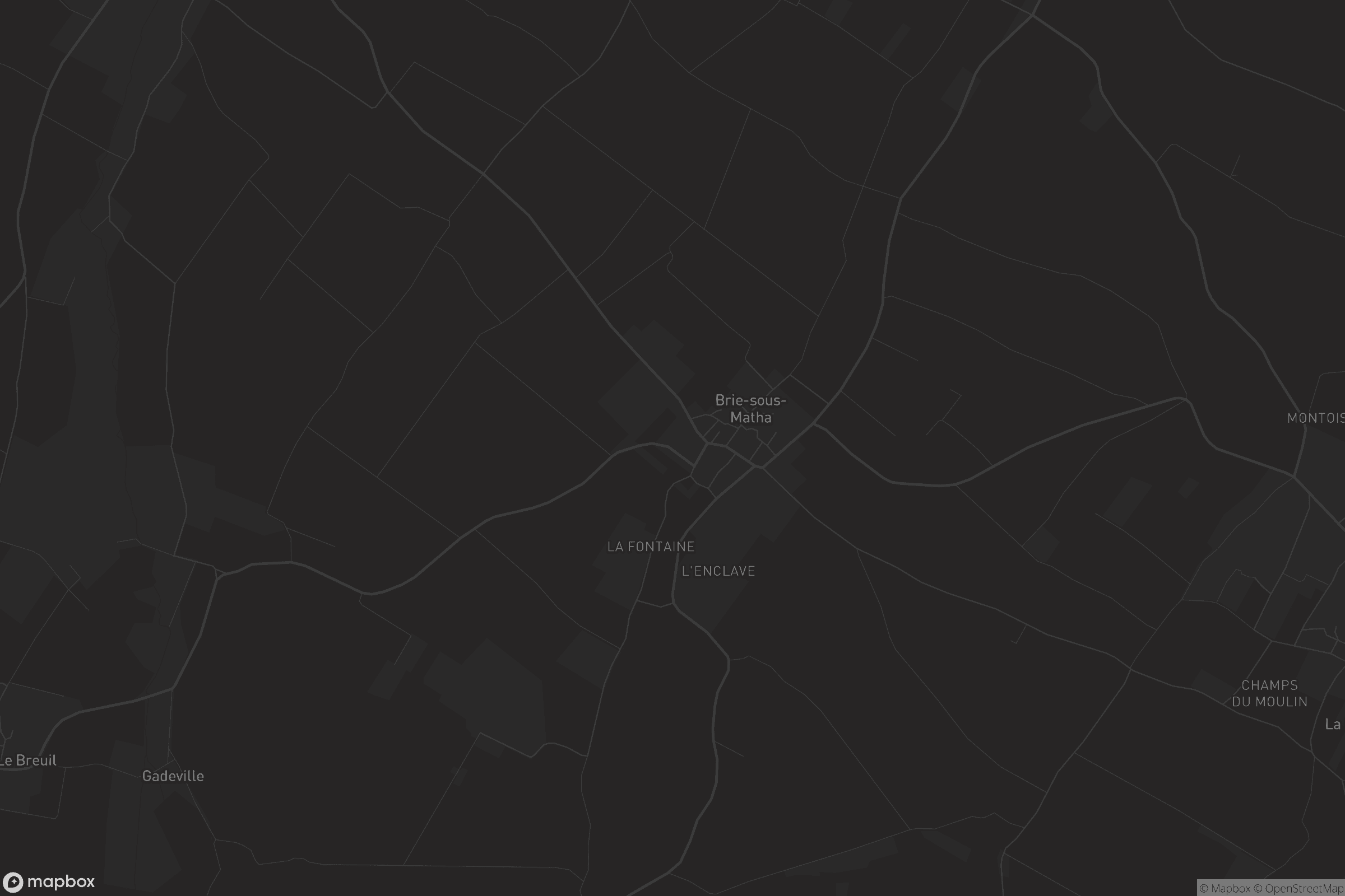 Carte de Brie-sous-Matha