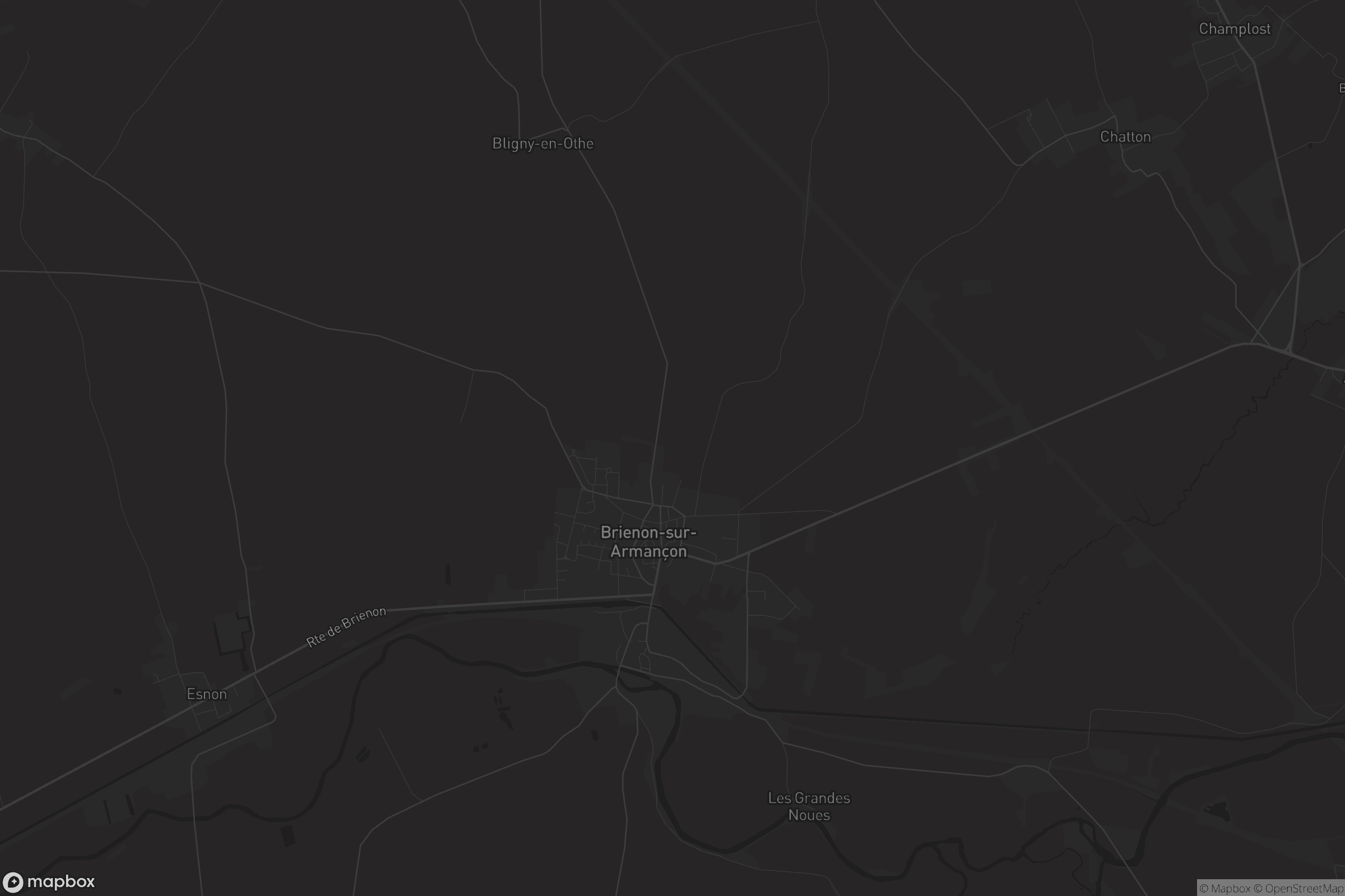 Carte de Brienon-sur-Armançon
