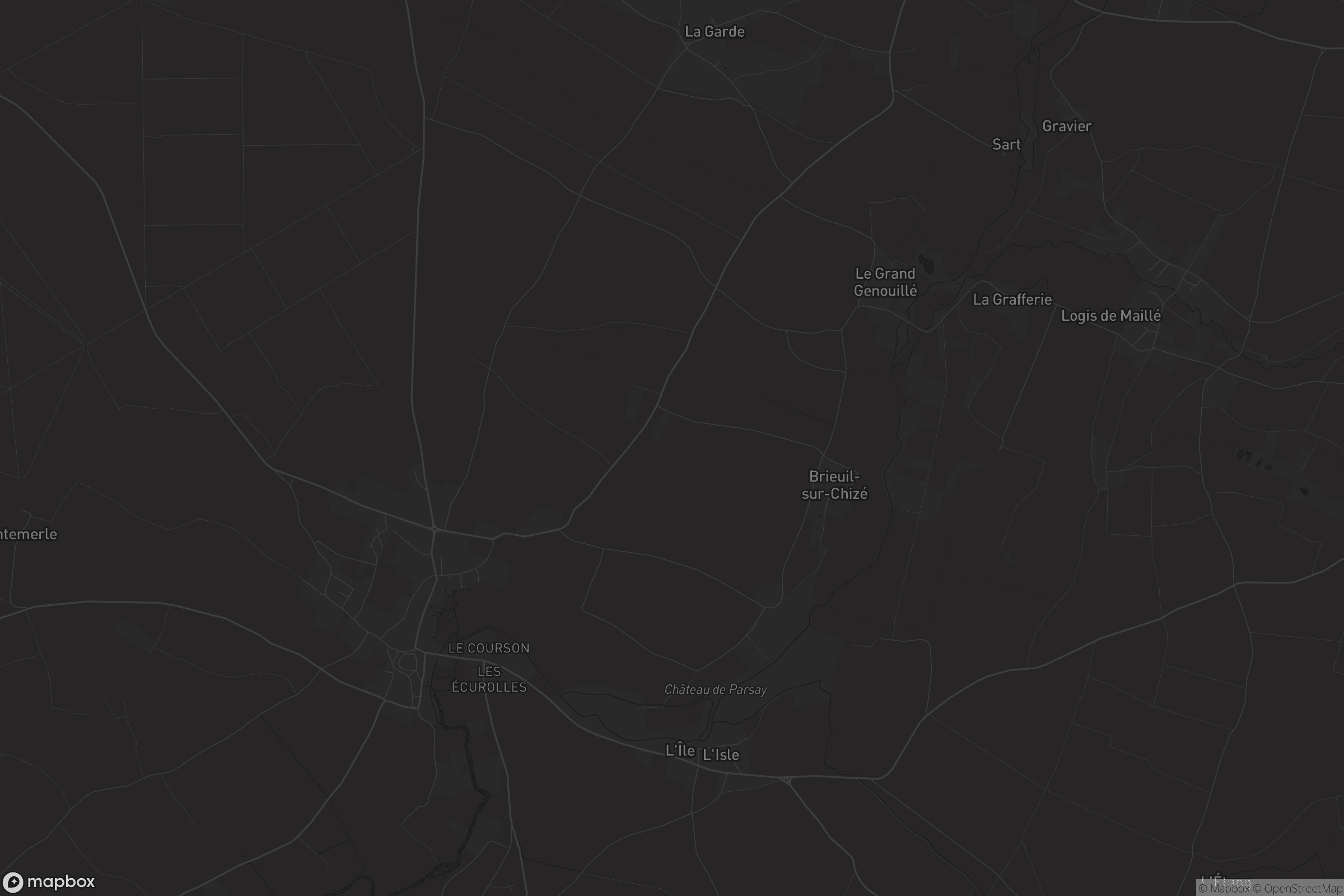 Carte de Brieuil-sur-Chizé