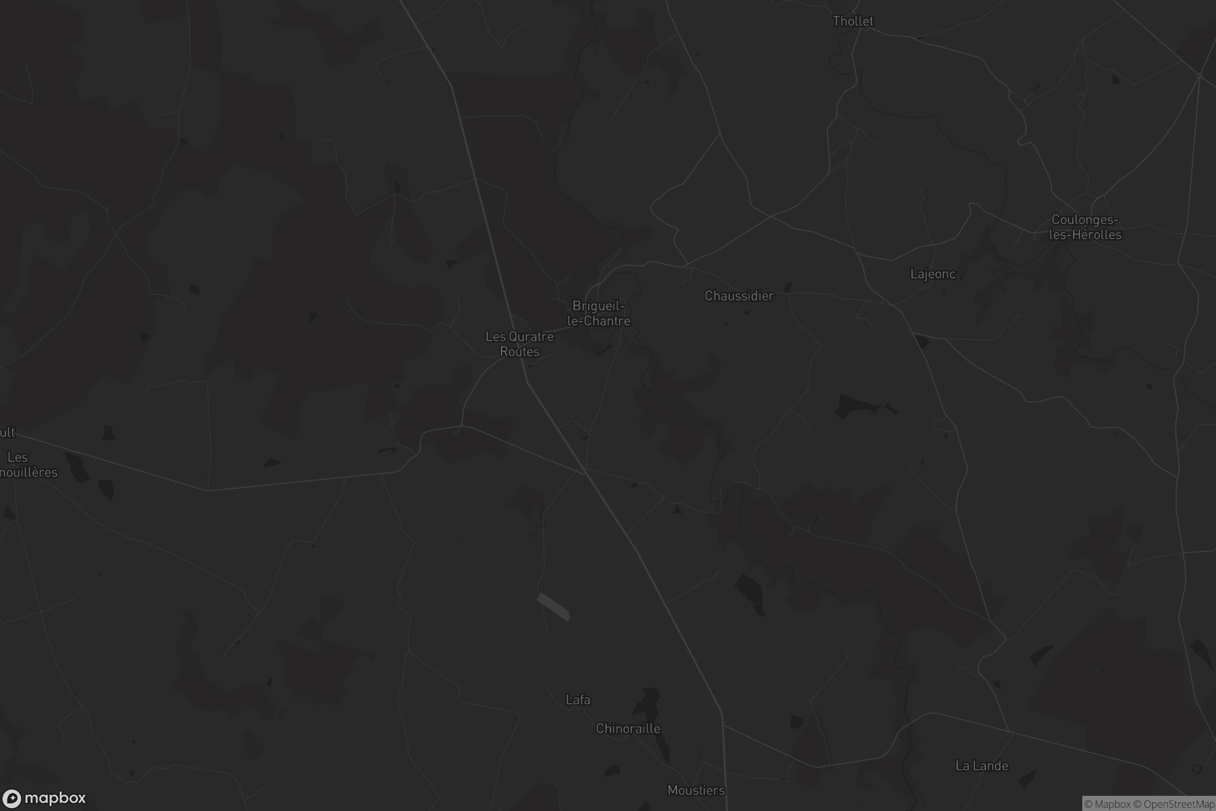 Carte de Brigueil-le-Chantre