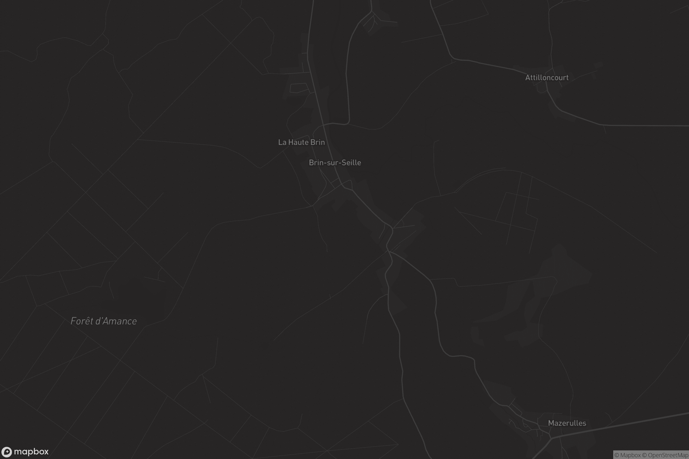 Carte de Brin-sur-Seille