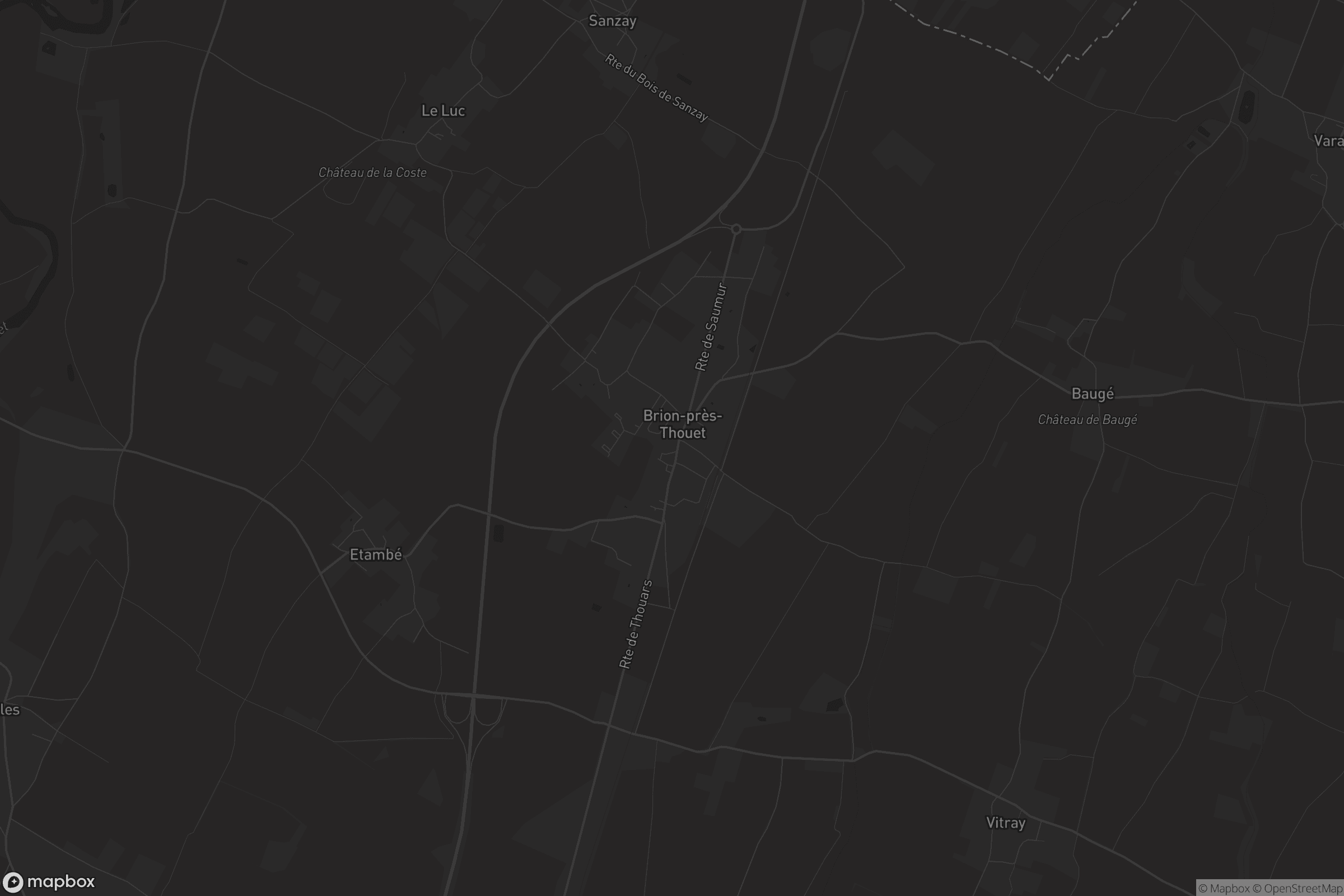 Carte de Brion-près-Thouet