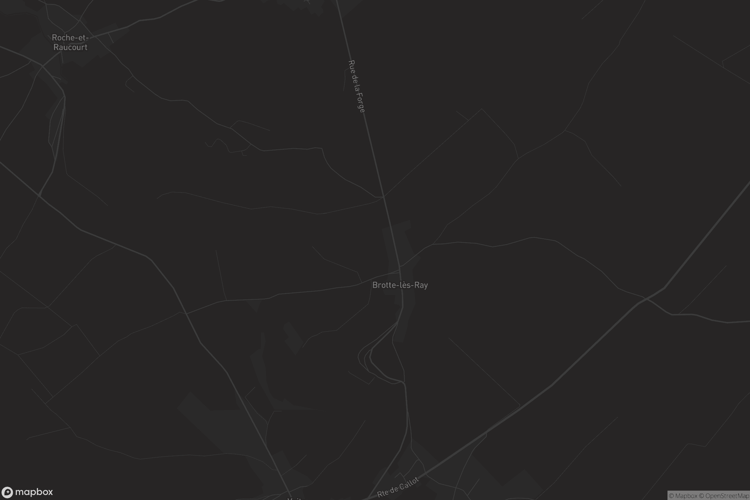 Carte de Brotte-lès-Ray