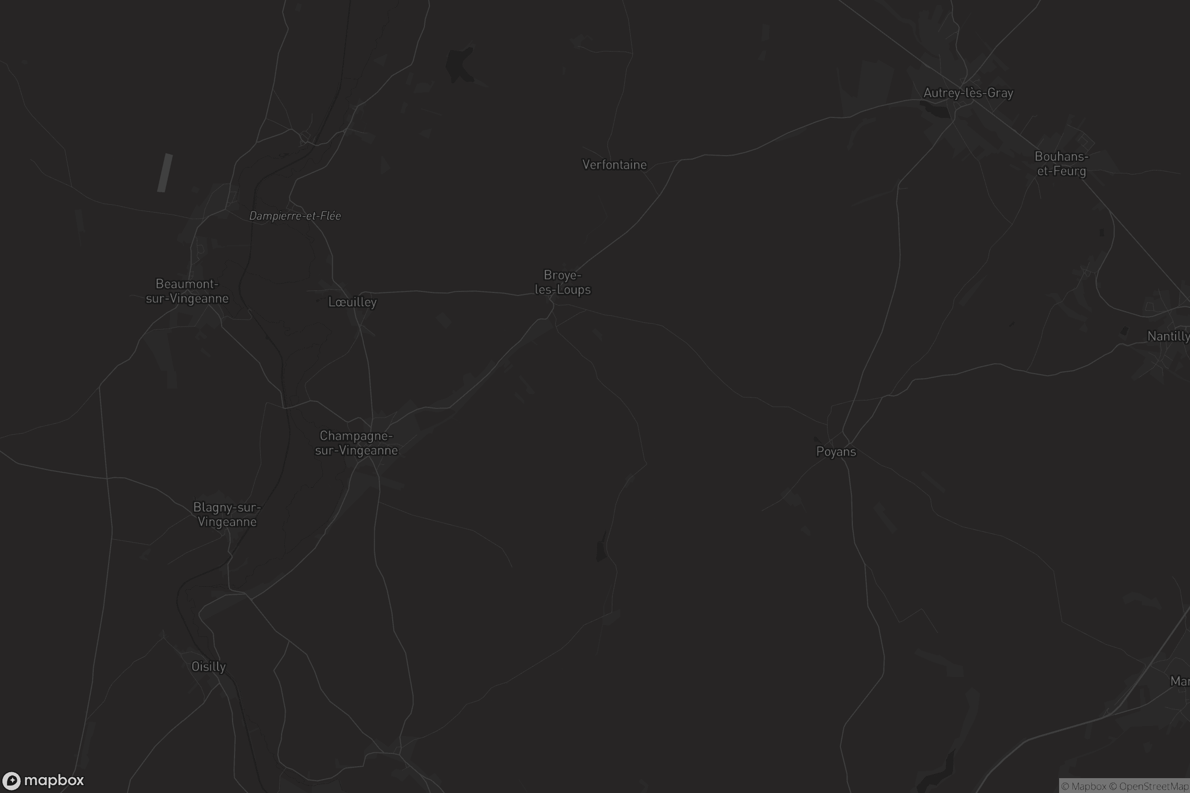 Carte de Broye-les-Loups-et-Verfontaine