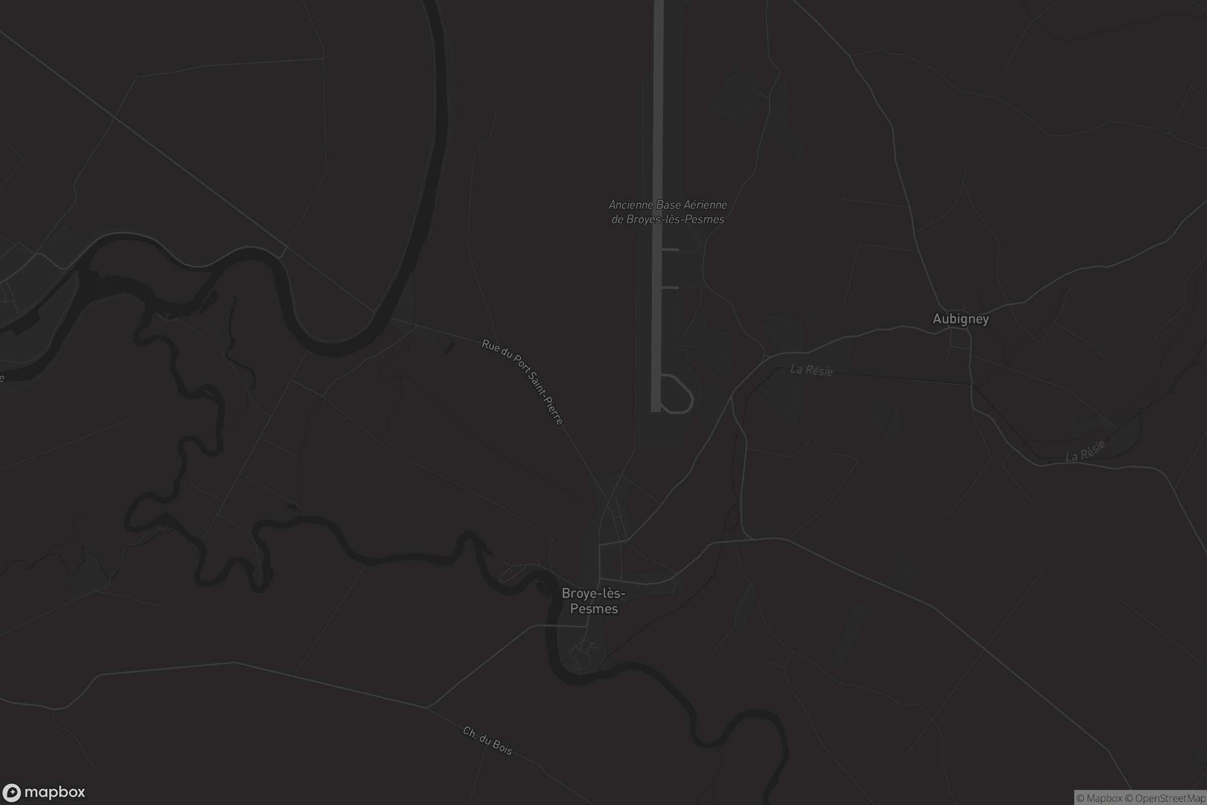 Carte de Broye-lès-Pesmes