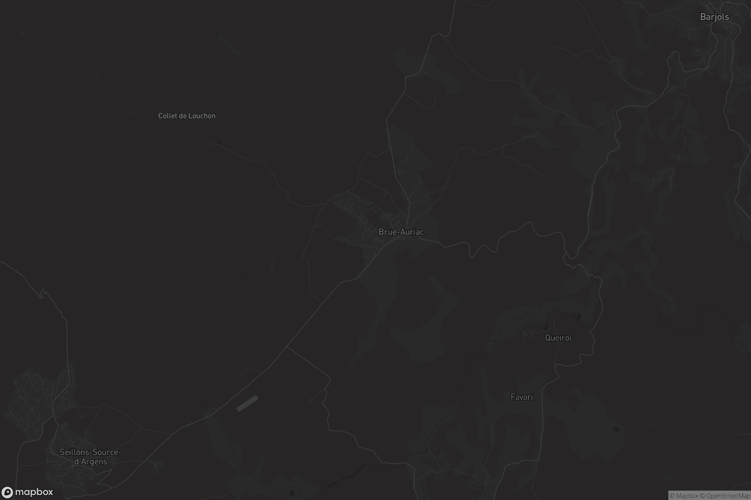 Carte de Brue-Auriac