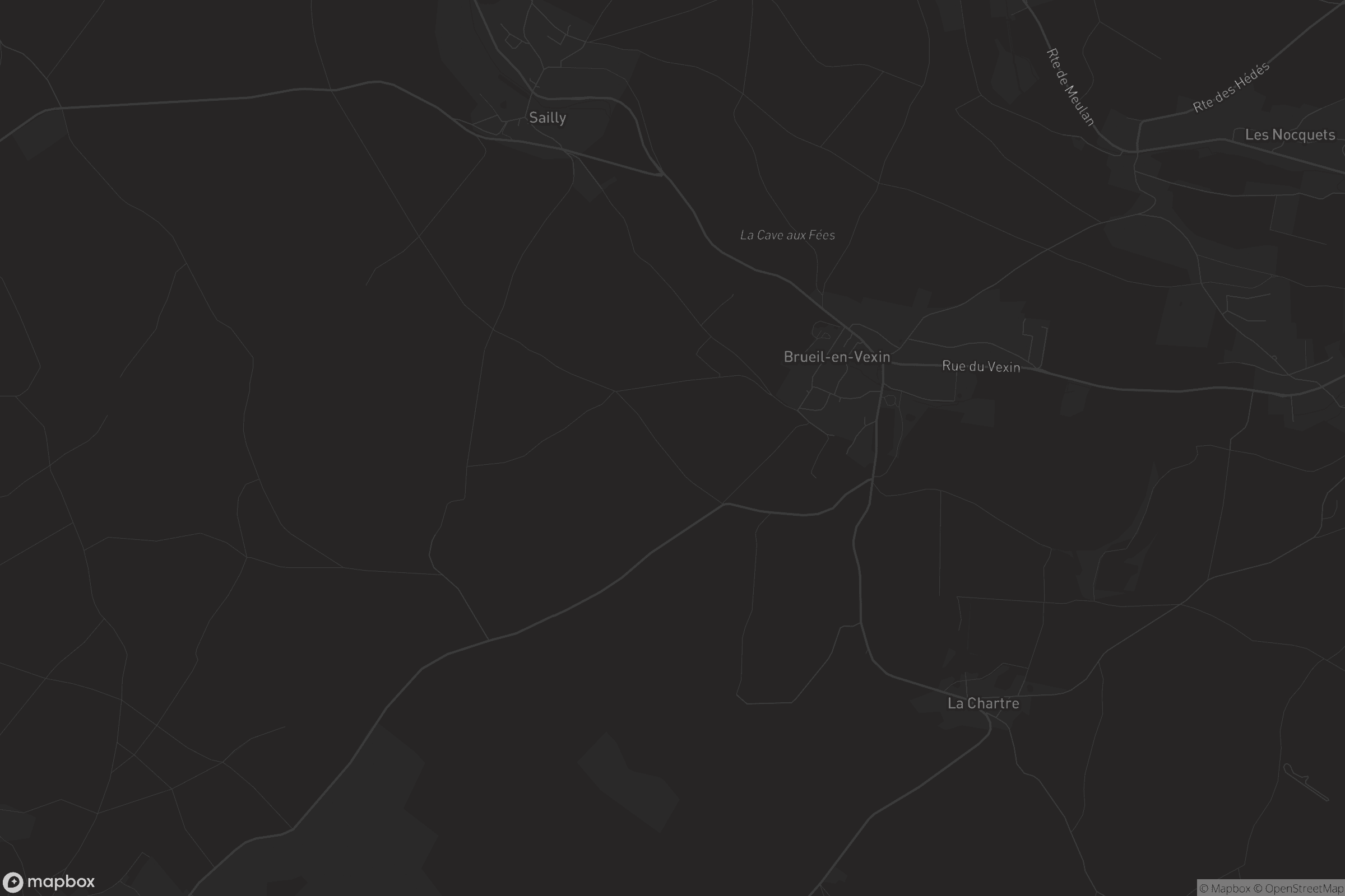 Carte de Brueil-en-Vexin