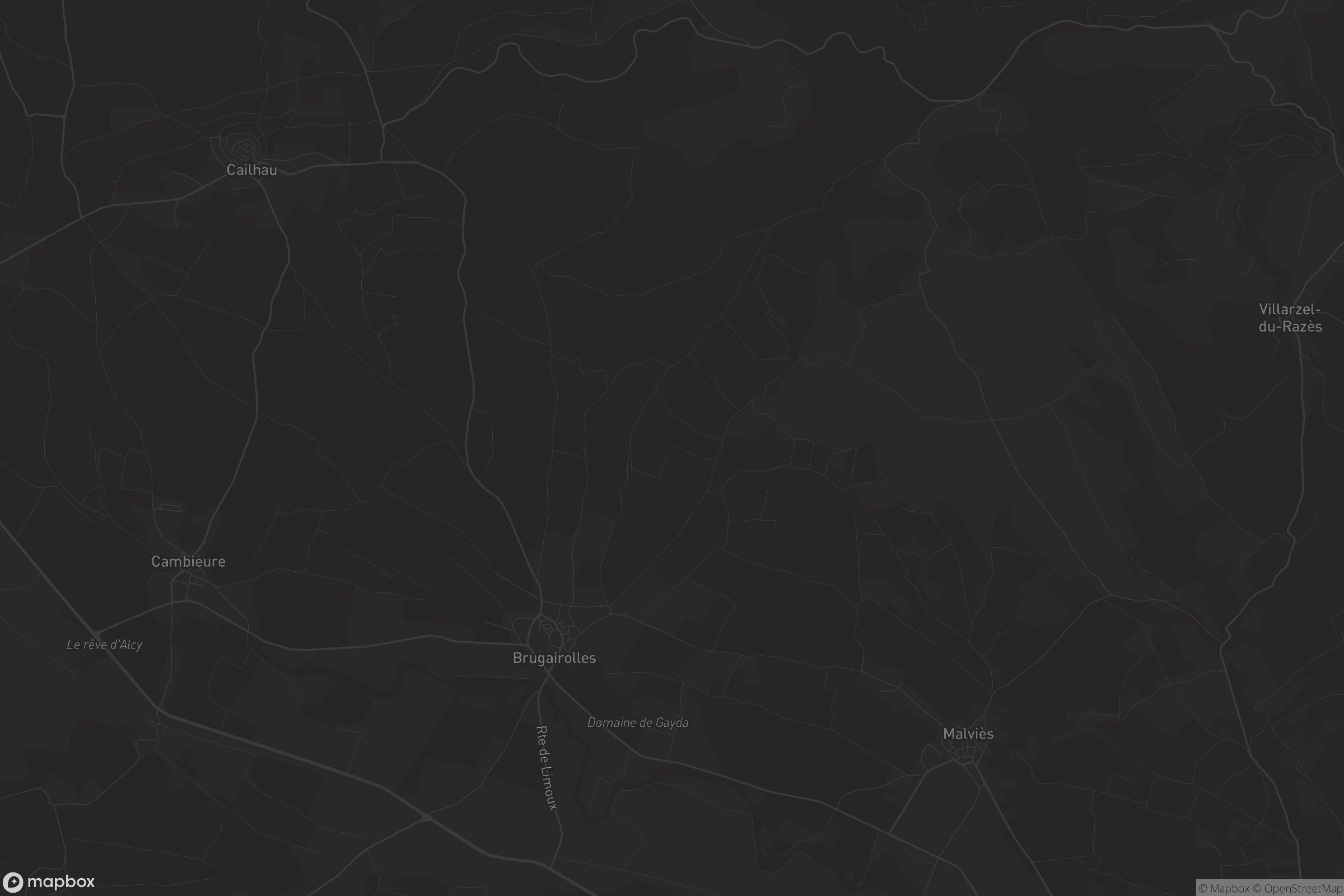 Carte de Brugairolles