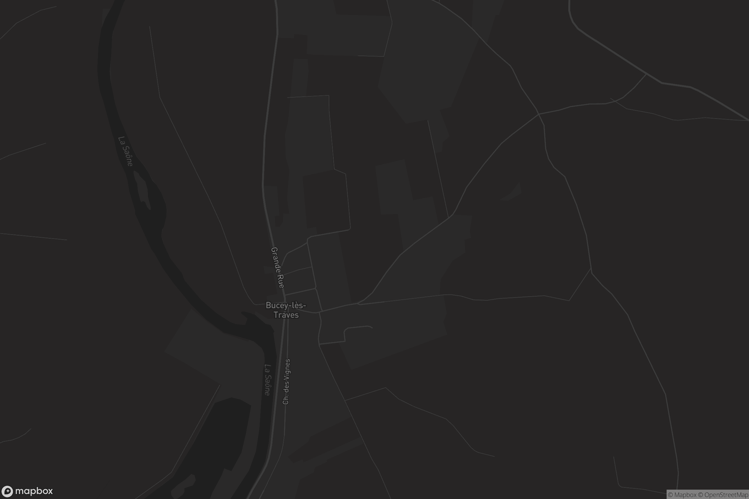 Carte de Bucey-lès-Traves
