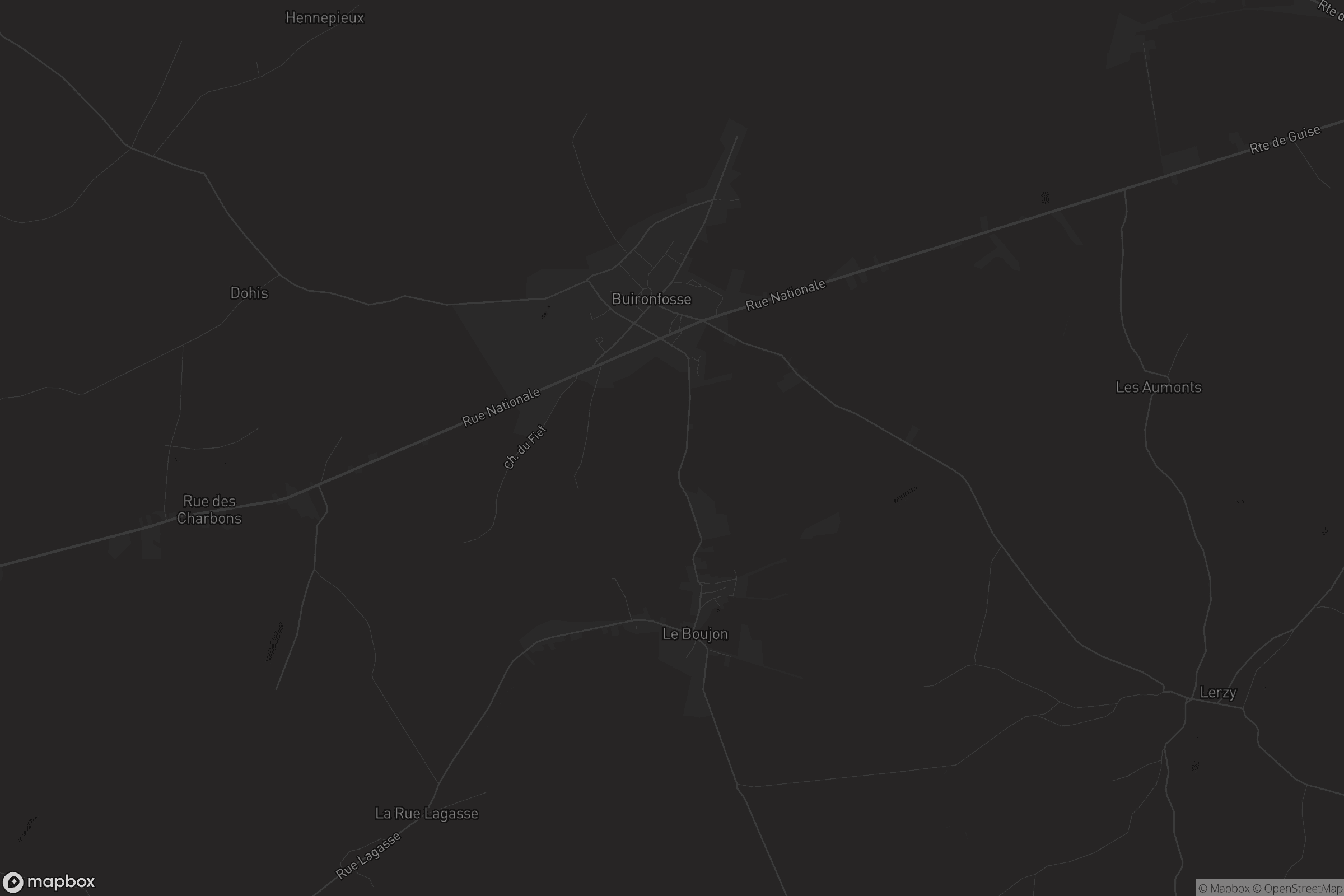 Carte de Buironfosse