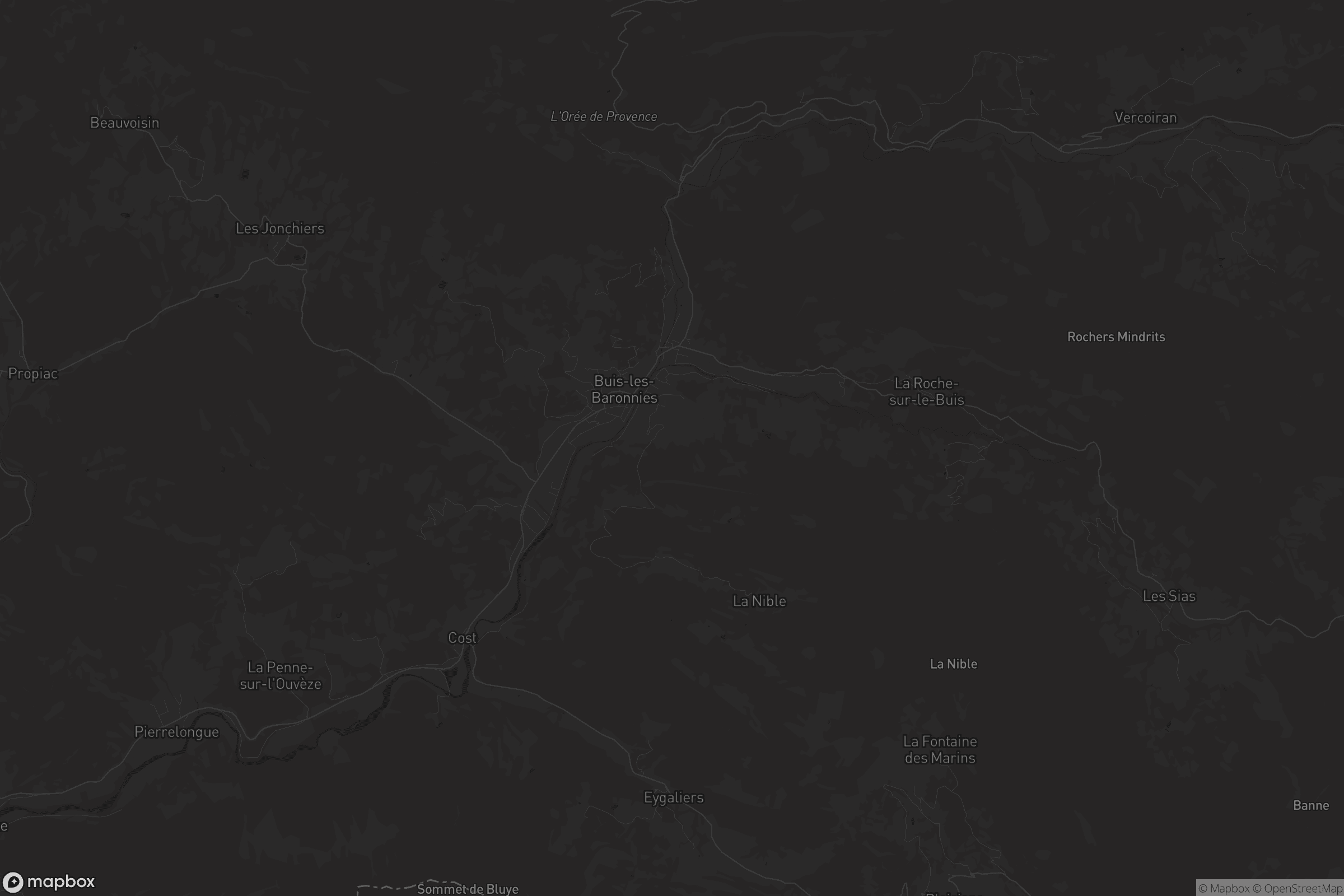 Carte de Buis-les-Baronnies