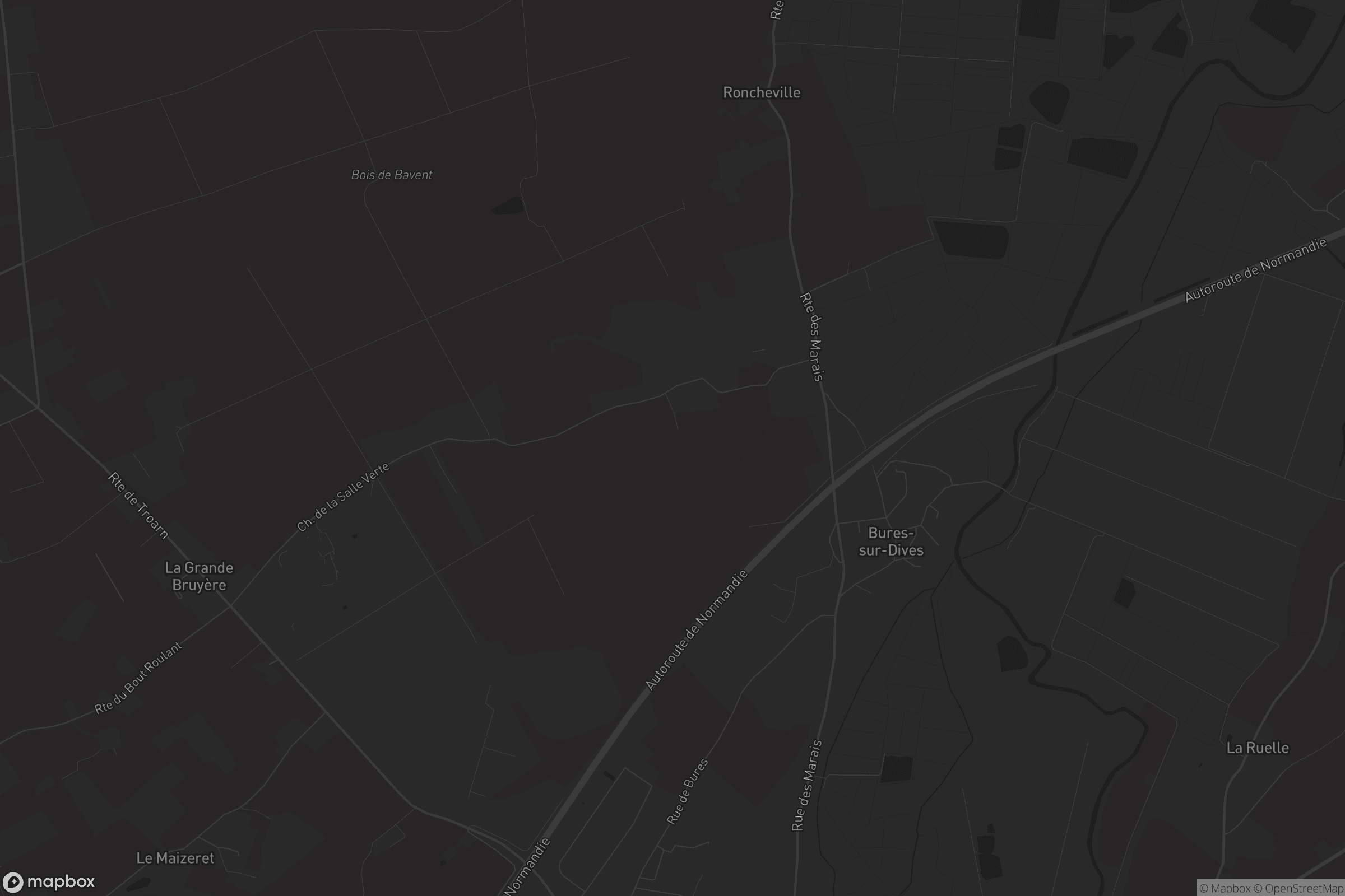 Carte de Bures-sur-Dives