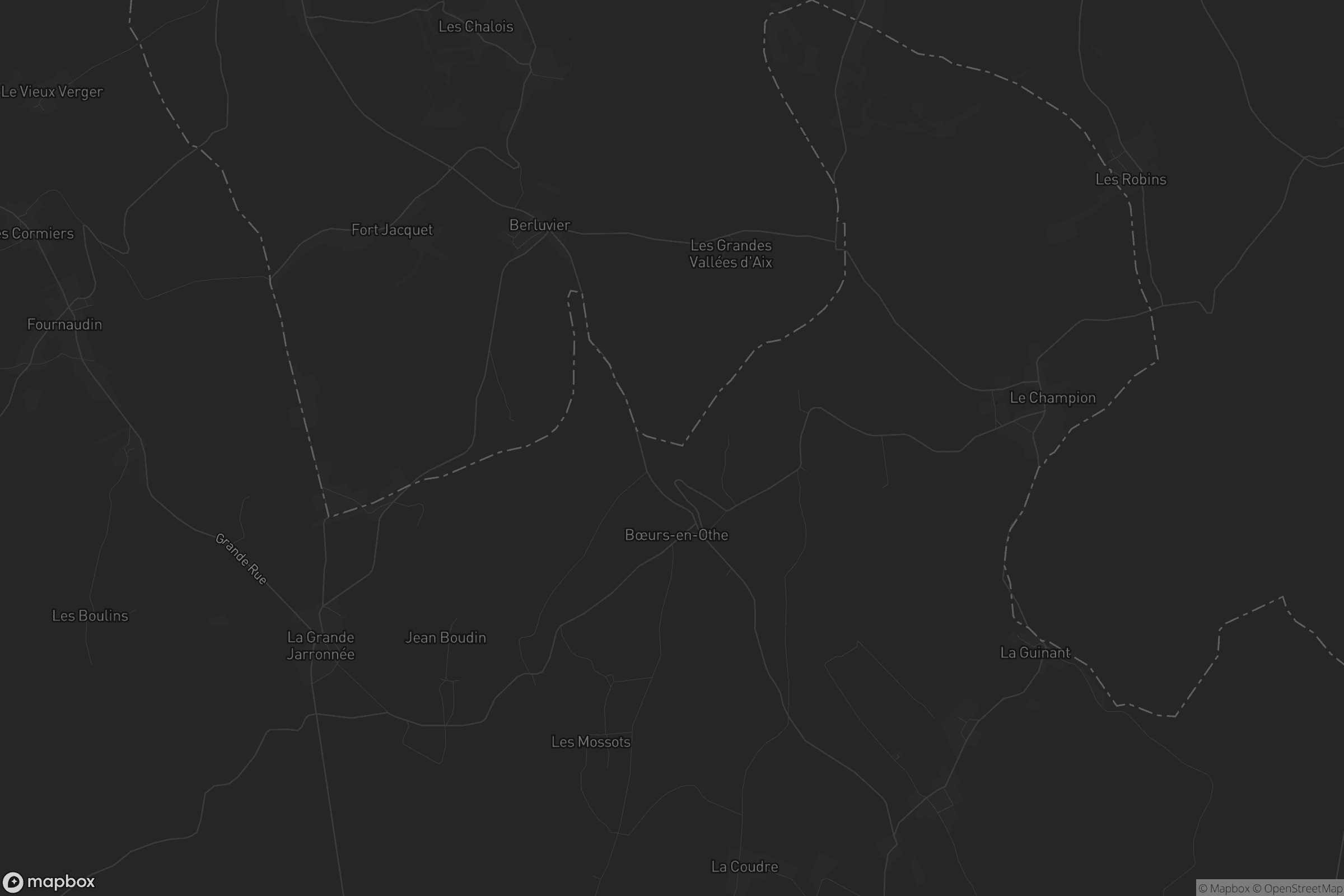 Carte de Bœurs-en-Othe