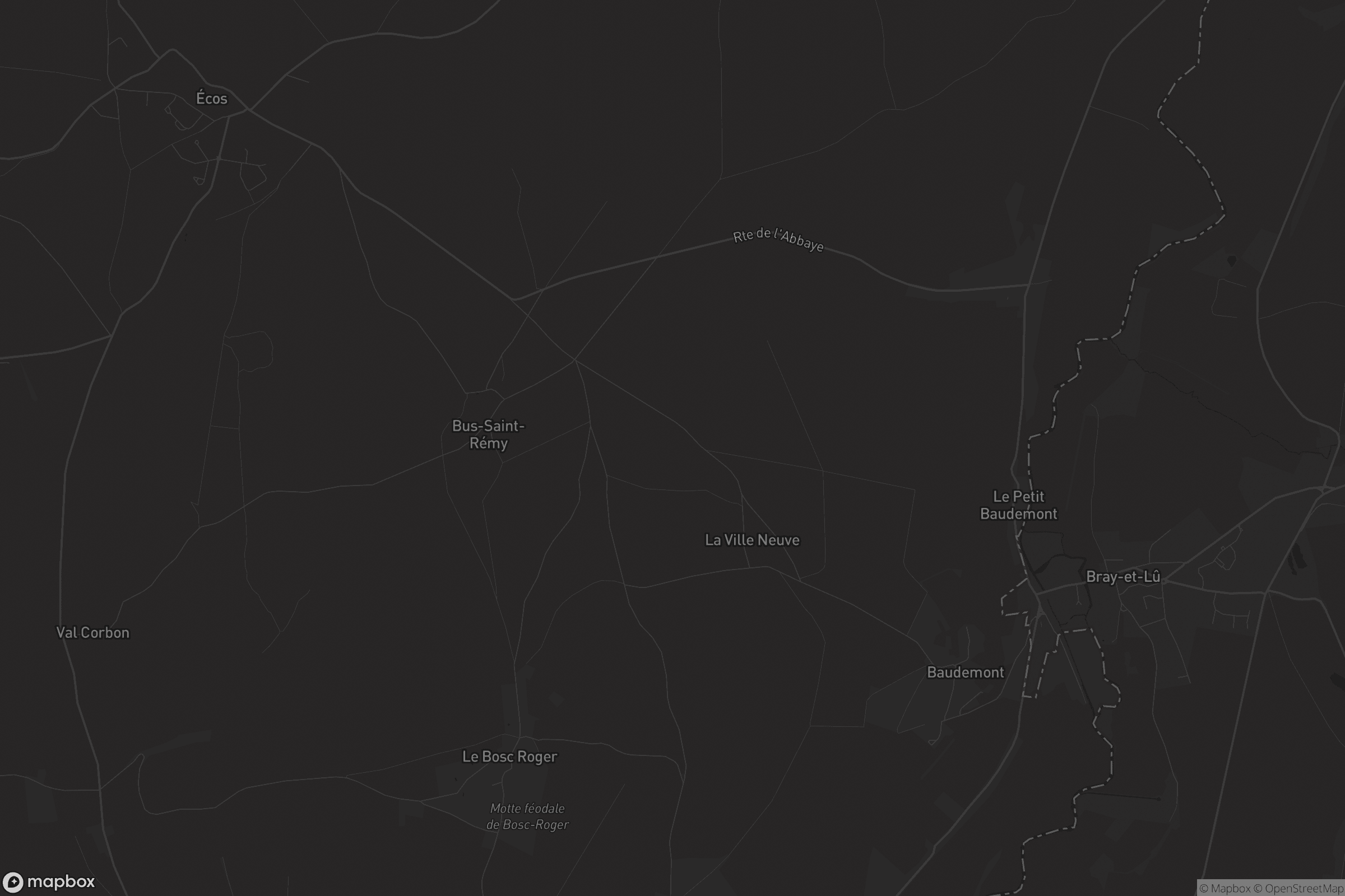 Carte de Bus-Saint-Rémy