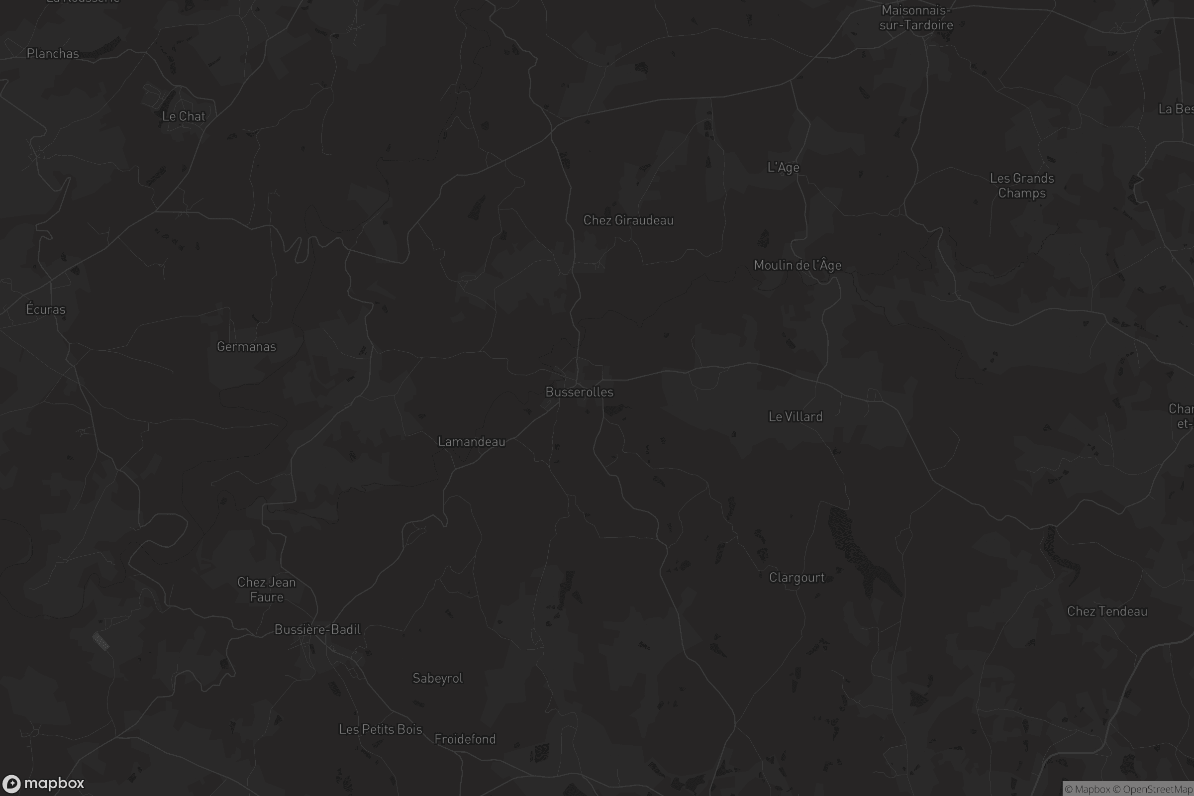 Carte de Busserolles