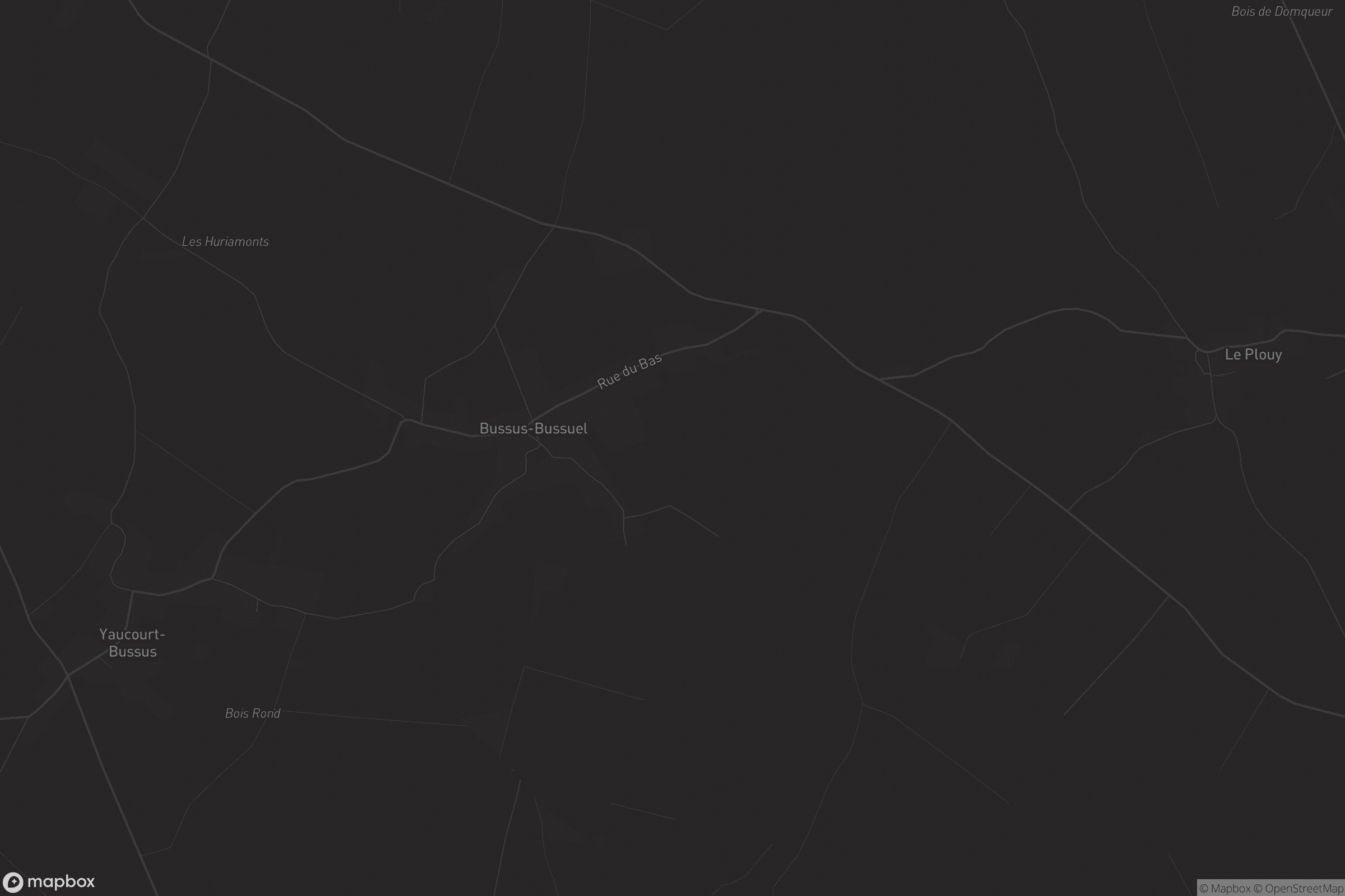 Carte de Bussus-Bussuel