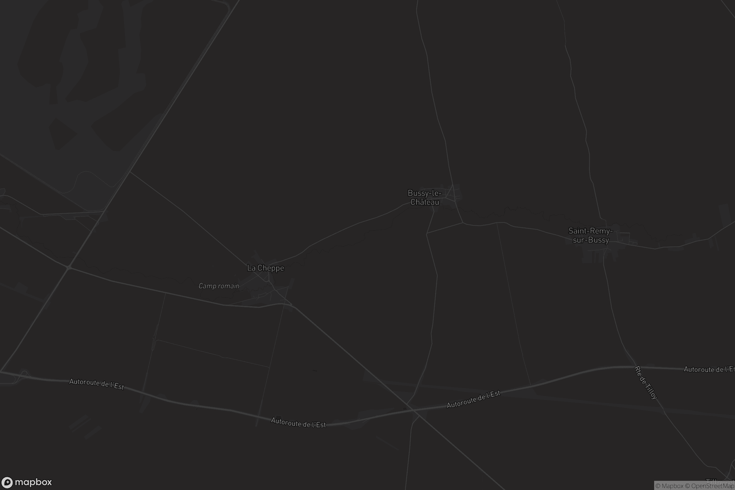 Carte de Bussy-le-Château