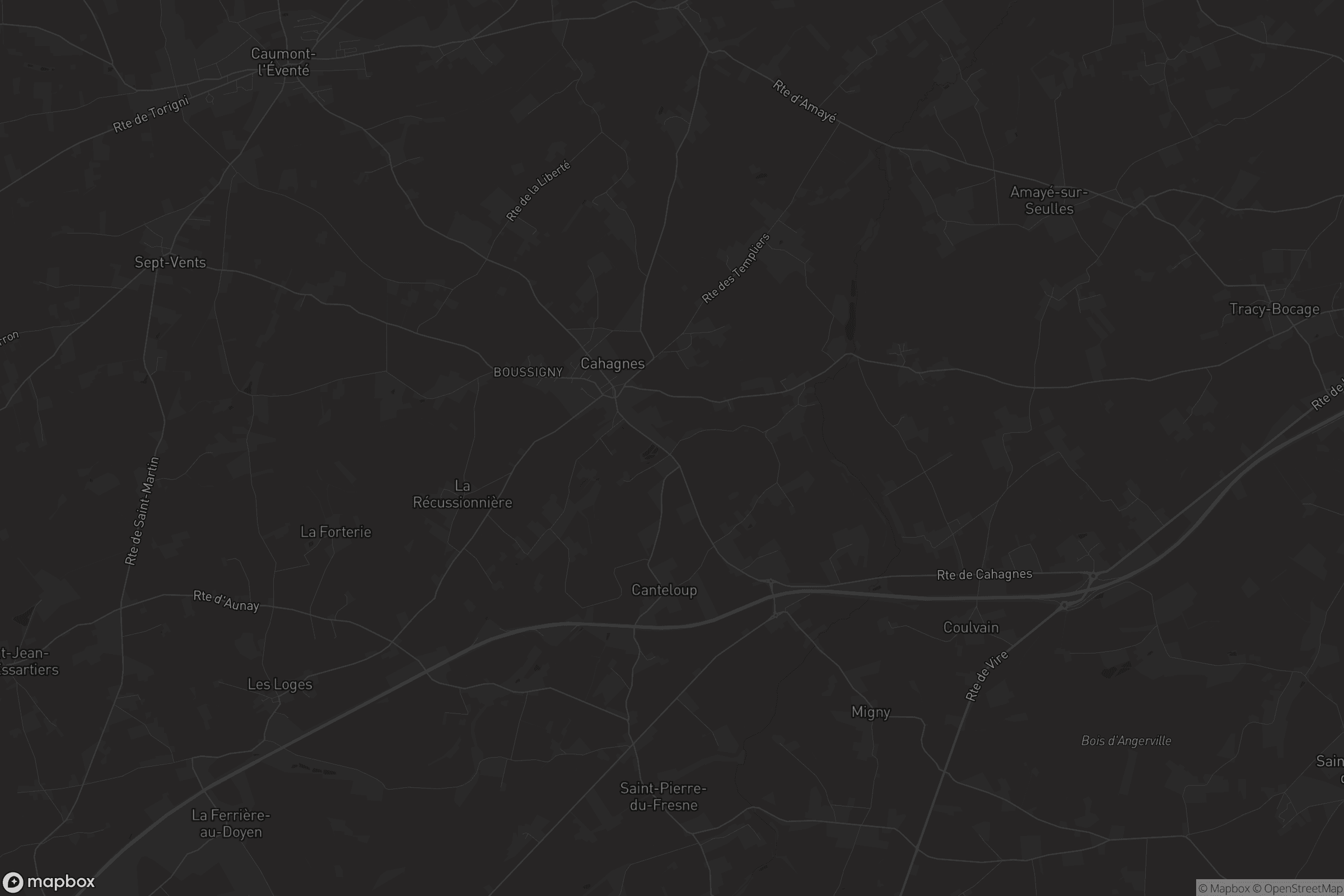 Carte de Cahagnes