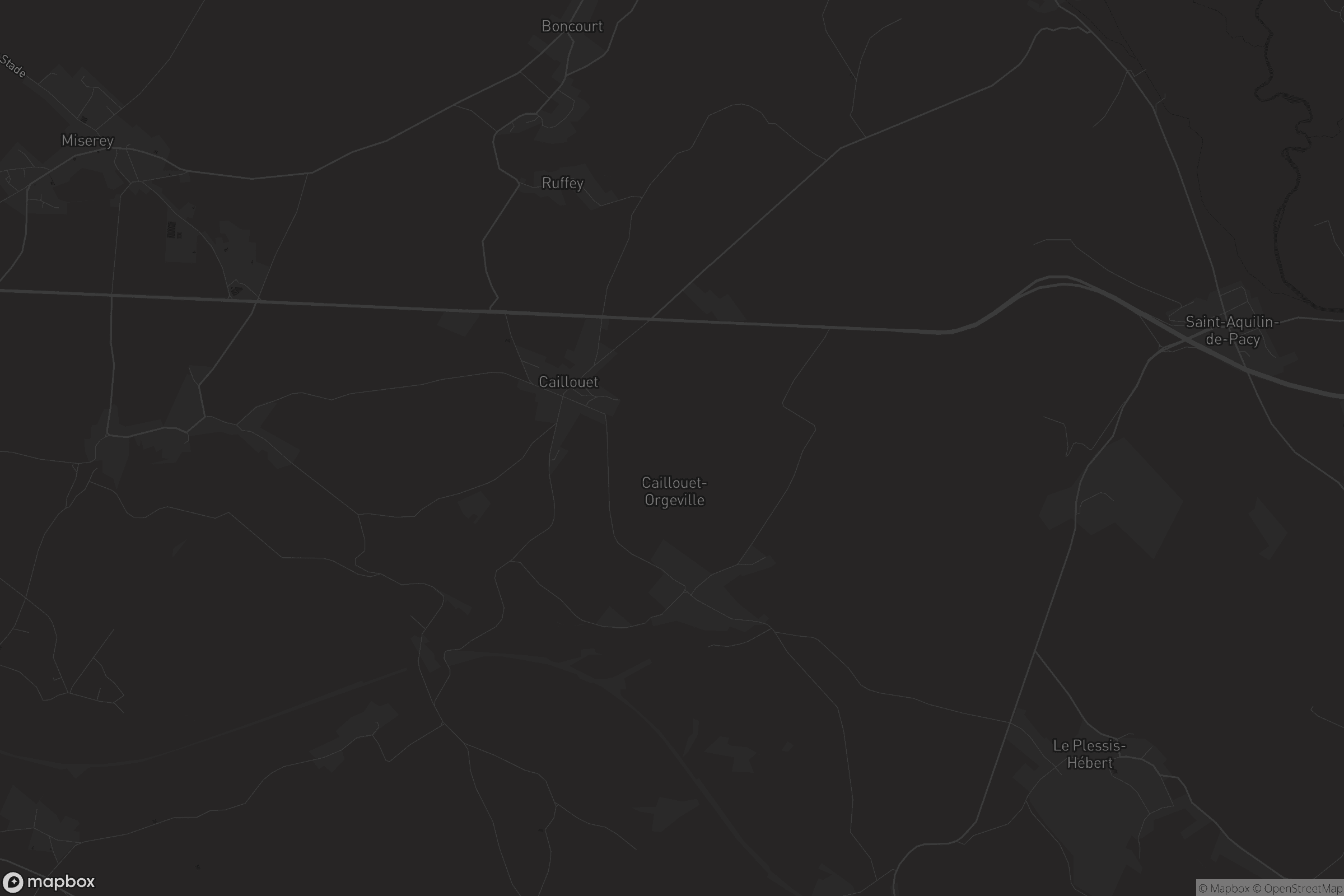 Carte de Caillouet-Orgeville