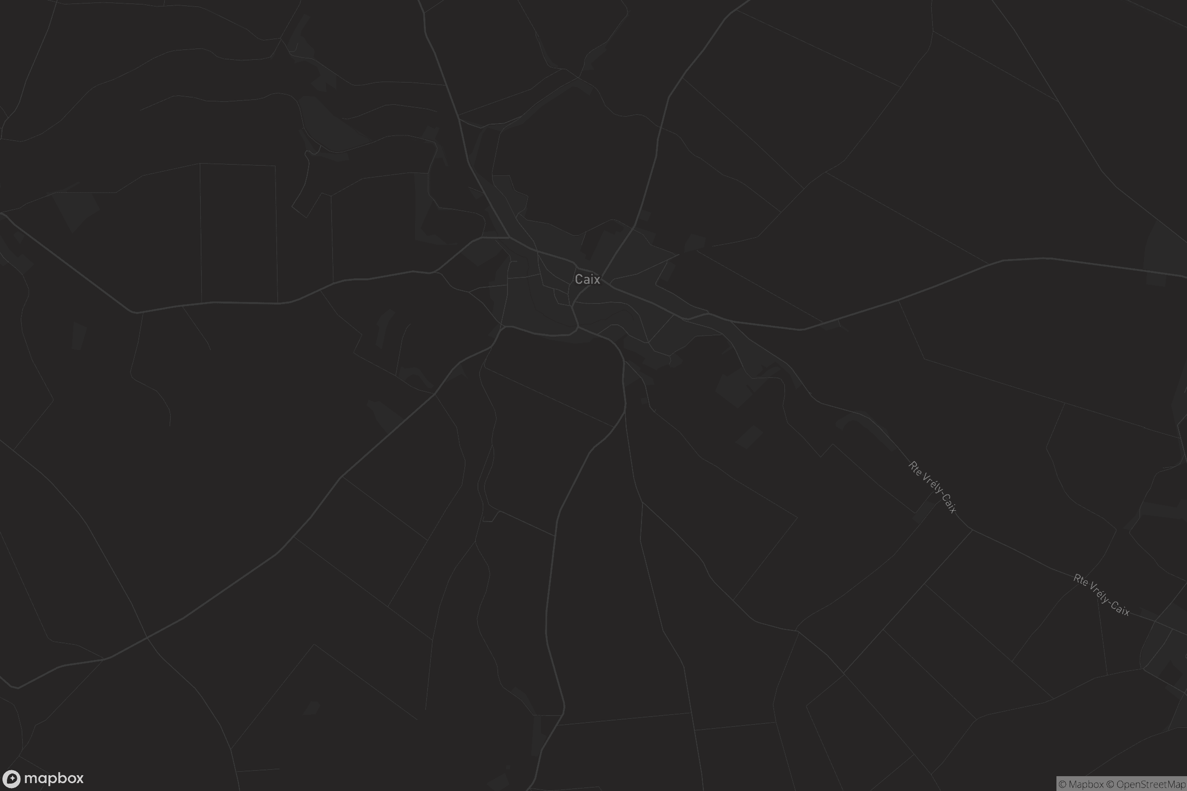 Carte de Caix